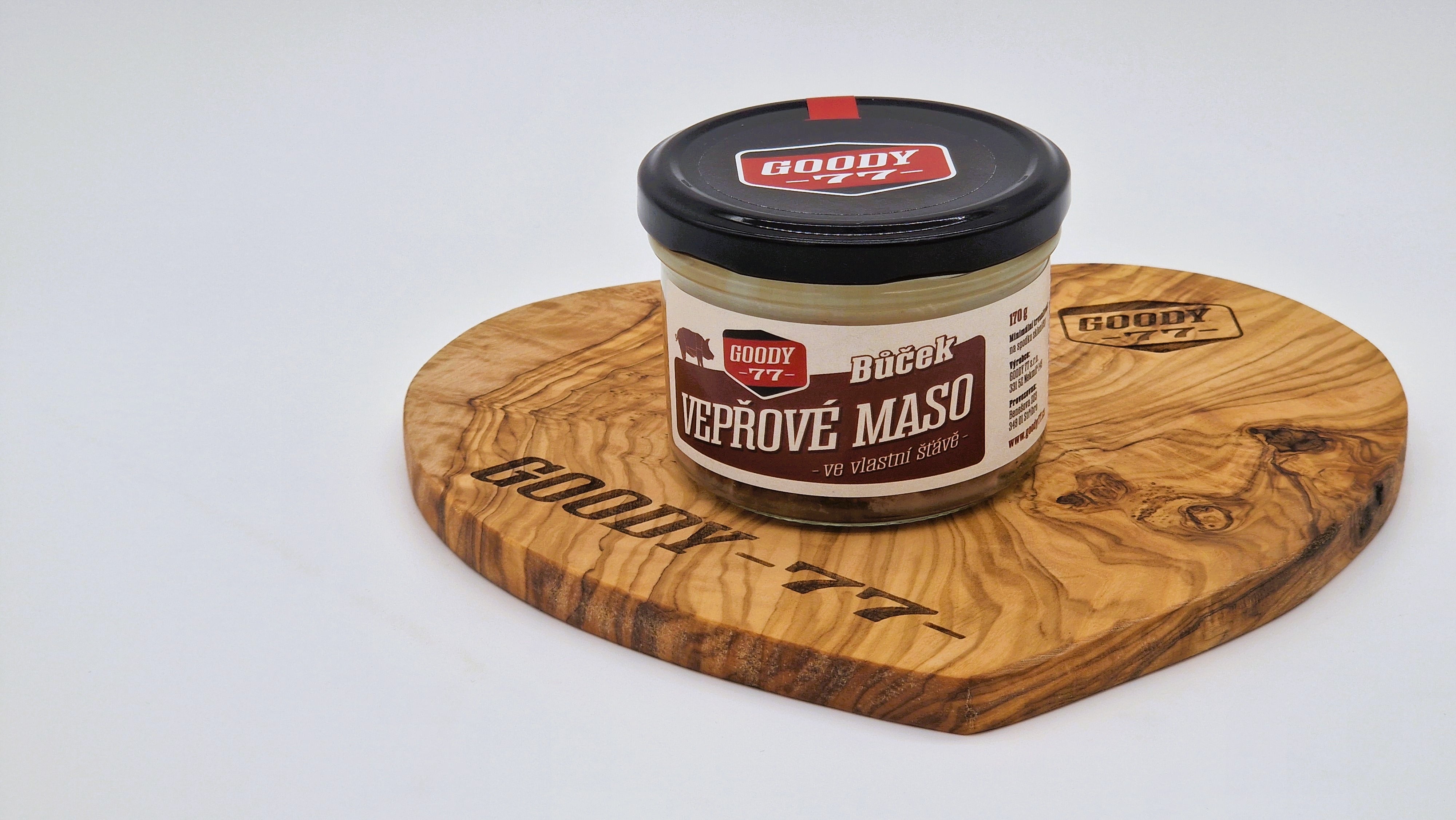 GOODY 77 Свинина у власному соку Бочок 170г