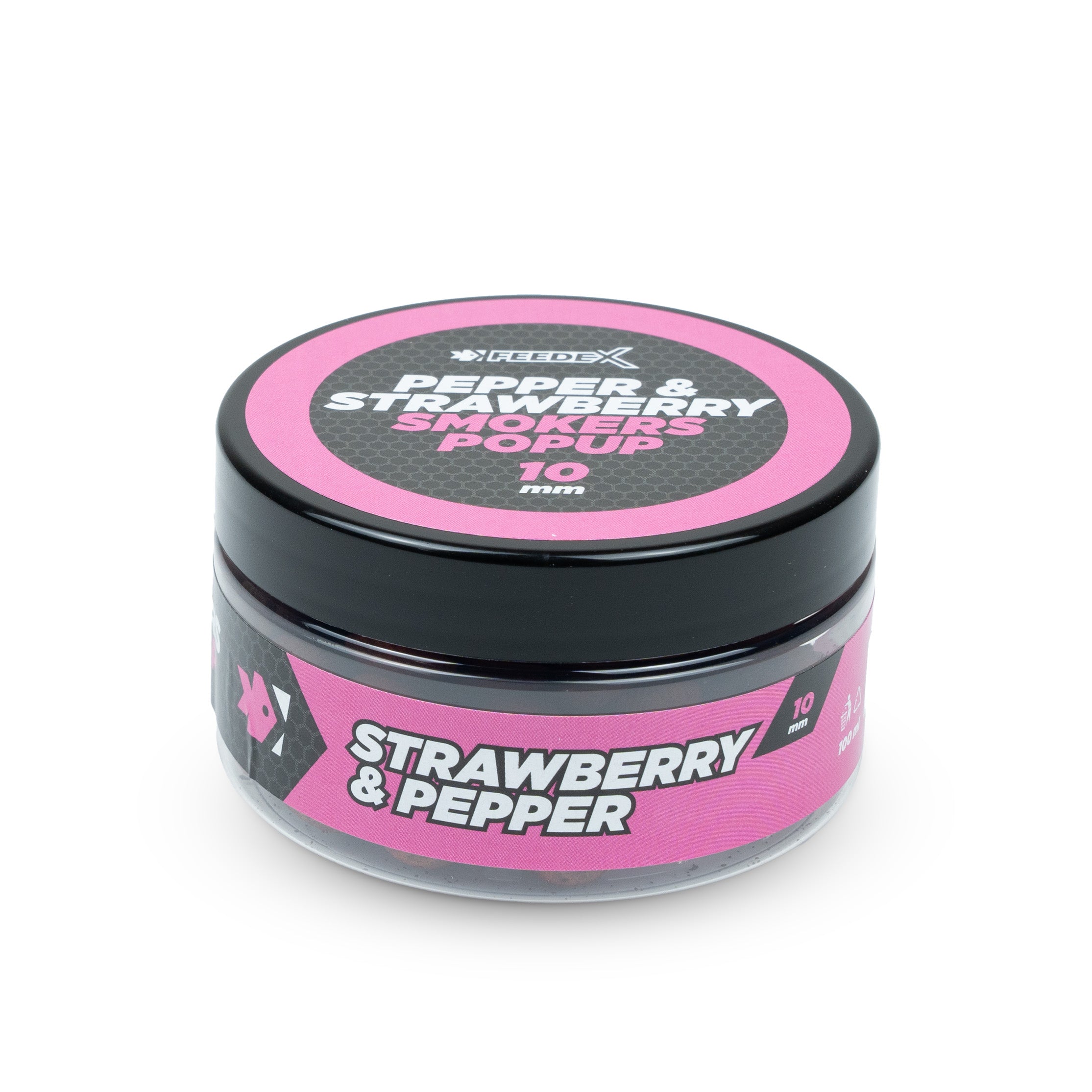 Feeder Expert Smokers Pop-up 100ml Strawberry Pepper 10mm