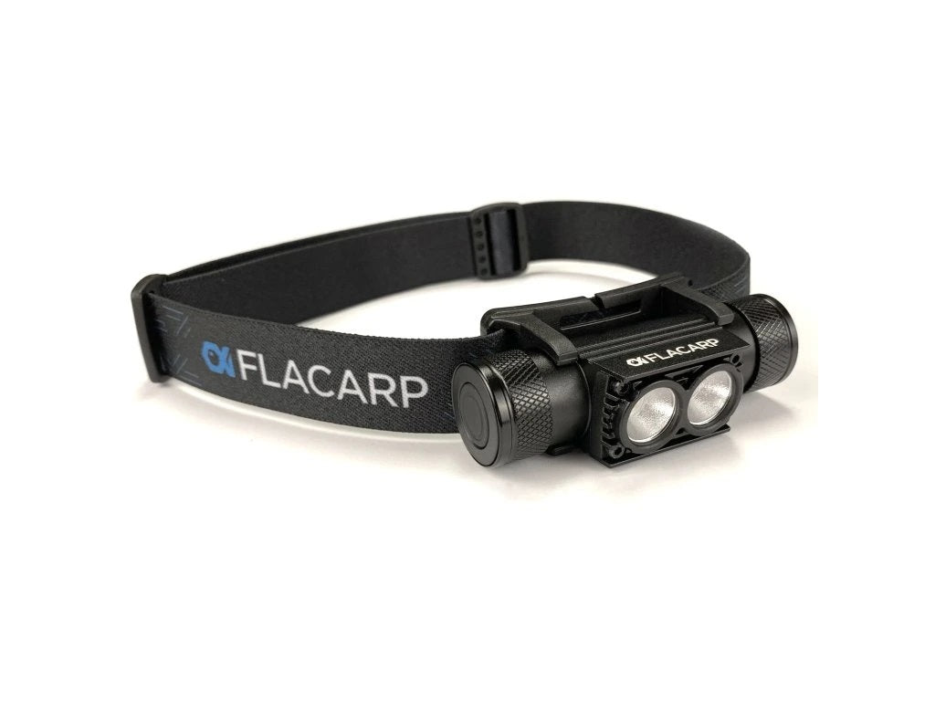 Flacarp Водонепроникний заряджуваний налобний ліхтар HL3UV, білий + UV LED