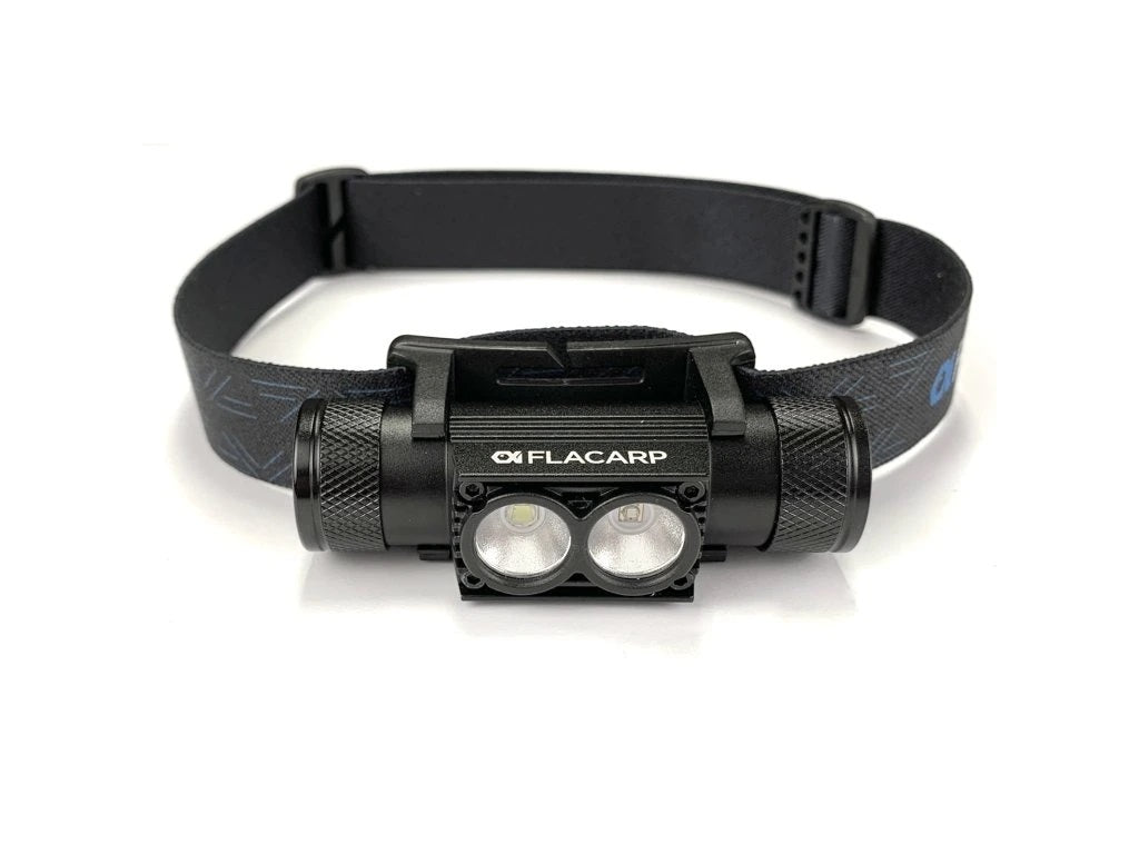 Flacarp Водонепроникний заряджуваний налобний ліхтар HL3UV, білий + UV LED