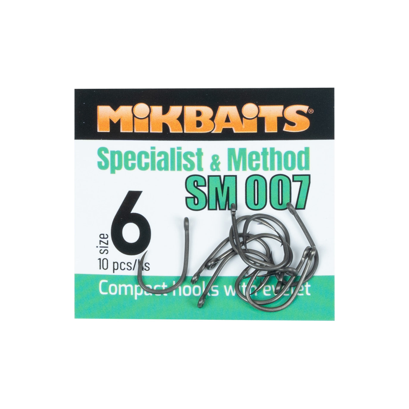 Mikbaits SPECIALIST & METHOD гачки SM 007 гачок 10 шт.