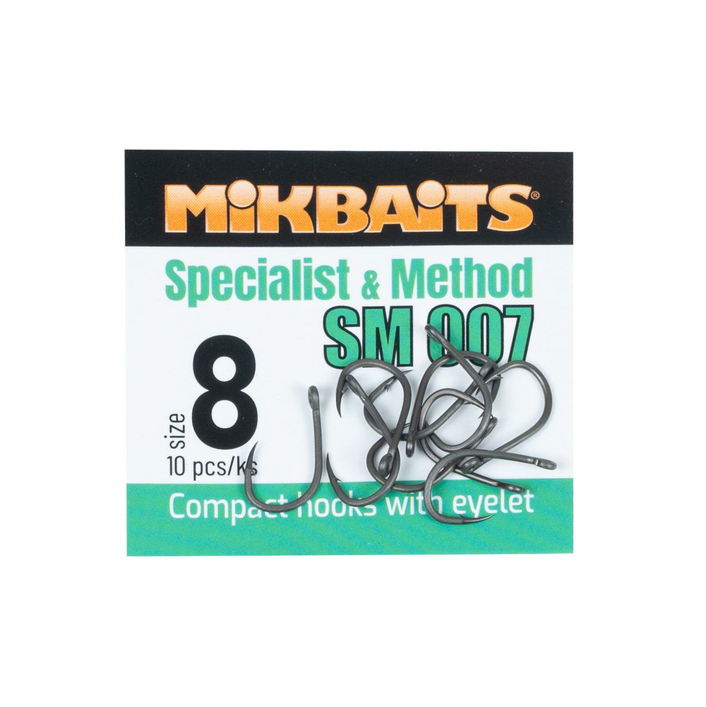 Mikbaits SPECIALIST & METHOD гачки SM 007 гачок 10 шт.