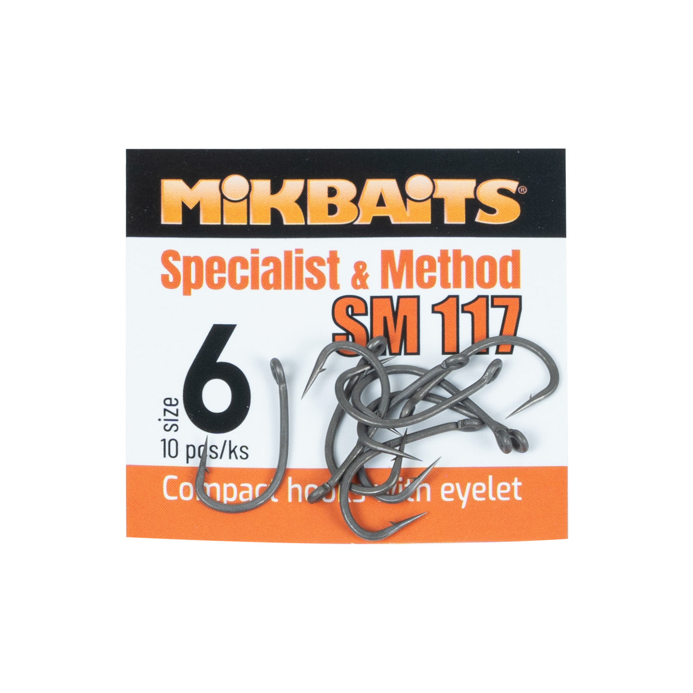 Mikbaits SPECIALIST & METHOD гачки SM 117 гачок 10 шт