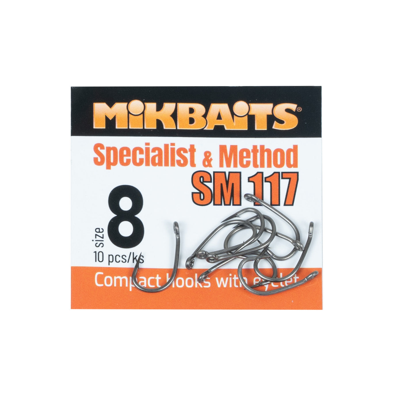 Mikbaits SPECIALIST & METHOD гачки SM 117 гачок 10 шт