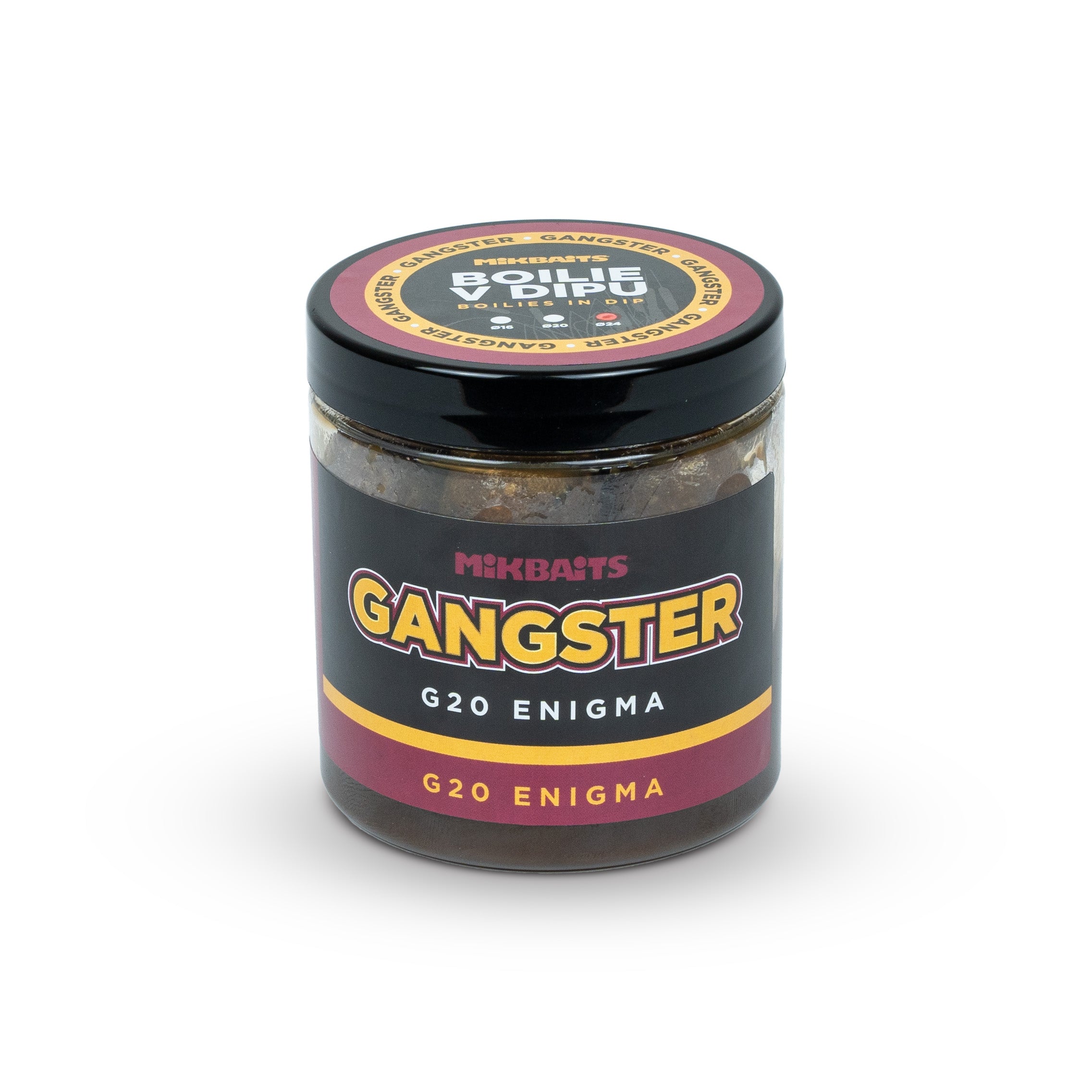Mikbaits Gangster boilie в дипі 250ml G20 Enigma