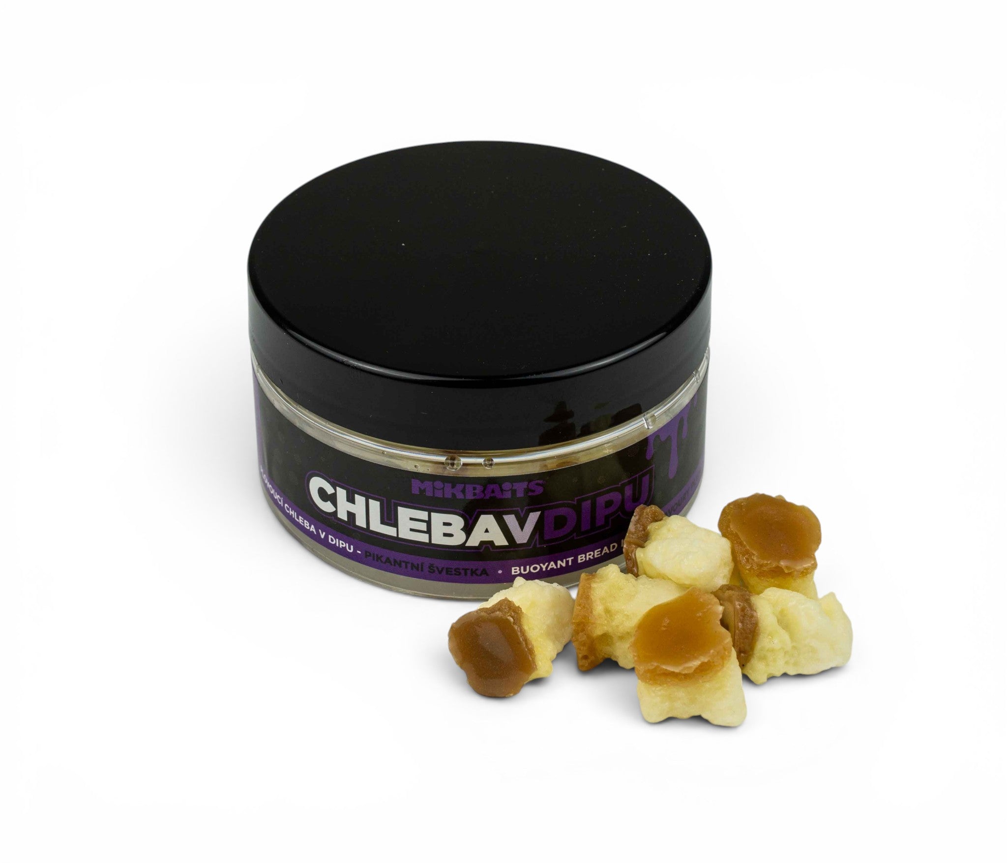 Mikbaits Zig ultra Pop-up in dip Midnight orange 15mm
