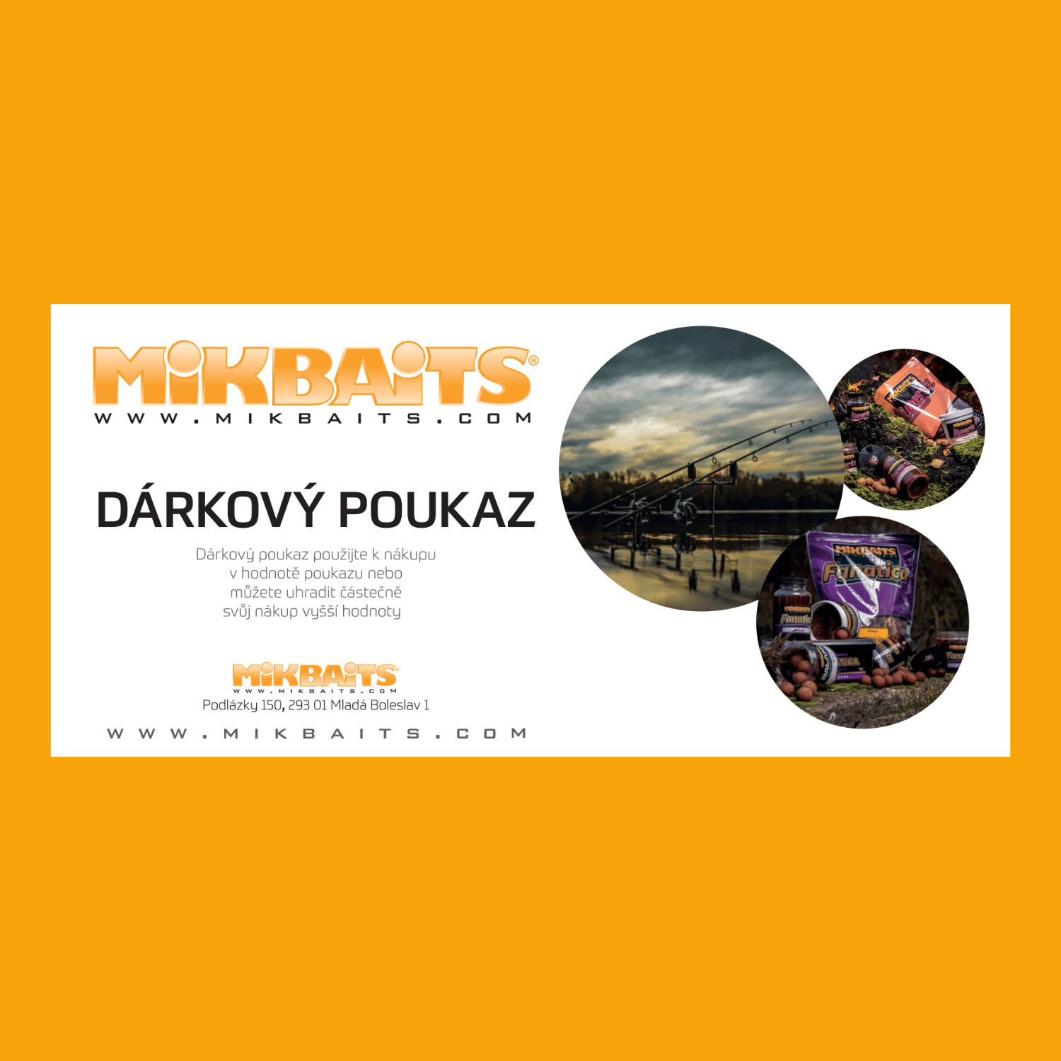 Подарунковий сертифікат Mikbaits
