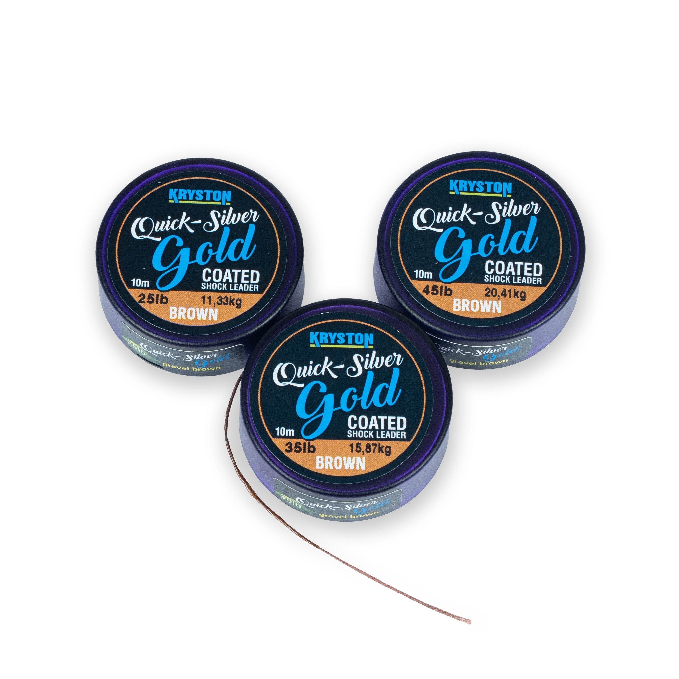 Kryston покриті шнурки Quicksilver Gold