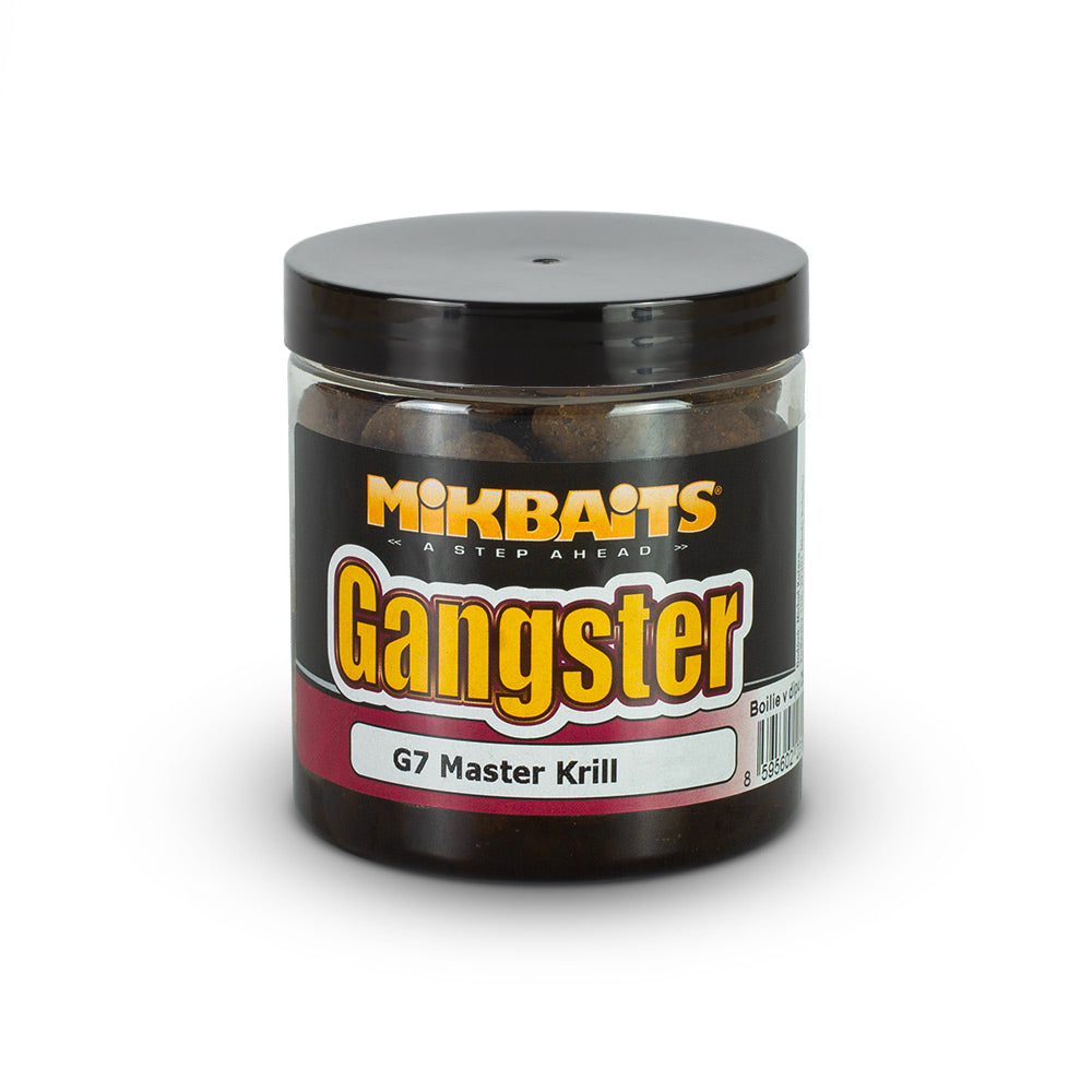 Mikbaits Gangster boilie v dipu 250ml G7 Master Krill