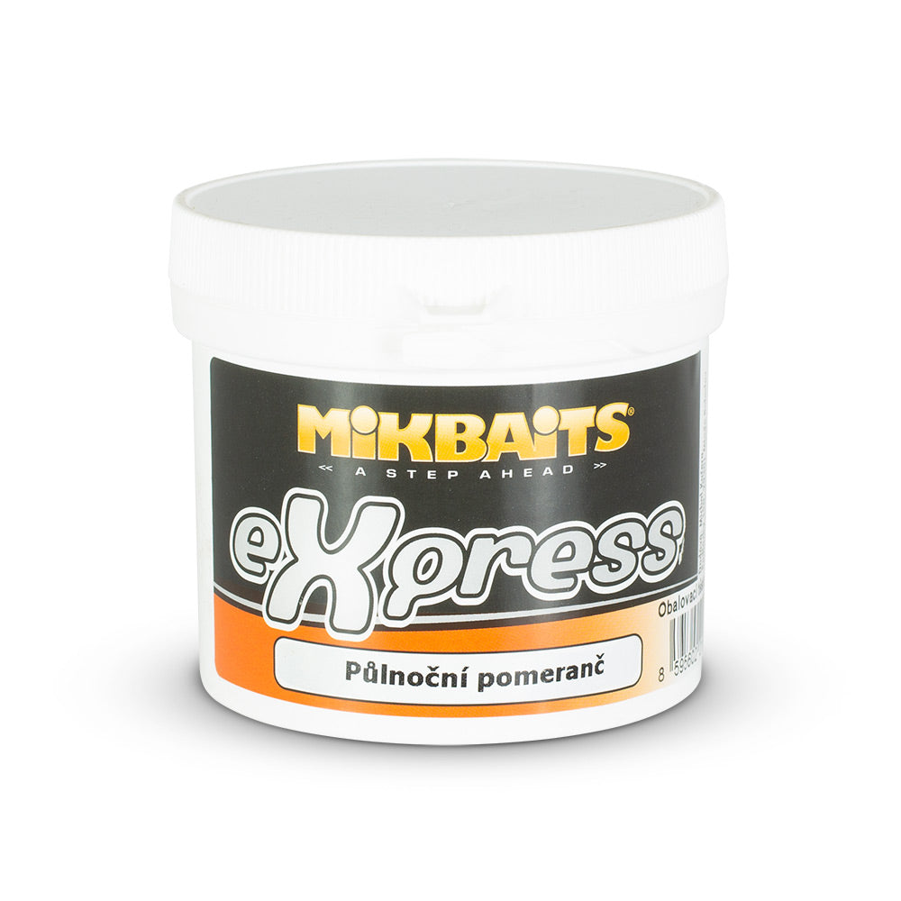 Mikbaits eXpress těsto 200g Půlnoční pomeranč