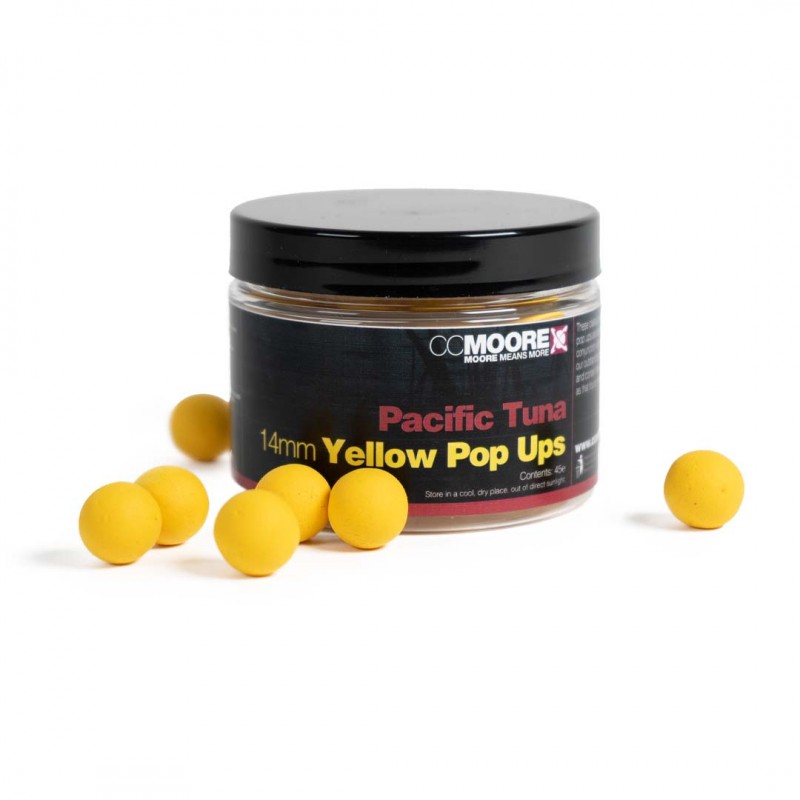 CC Moore Pacific Tuna Плаваючі бойли жовті 14mm 45шт