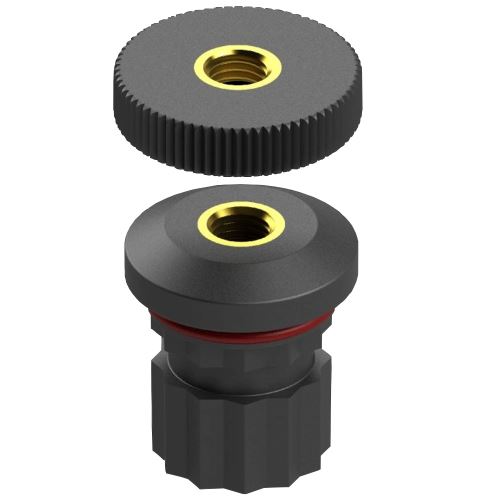 Fixer l'adaptateur avec filetage