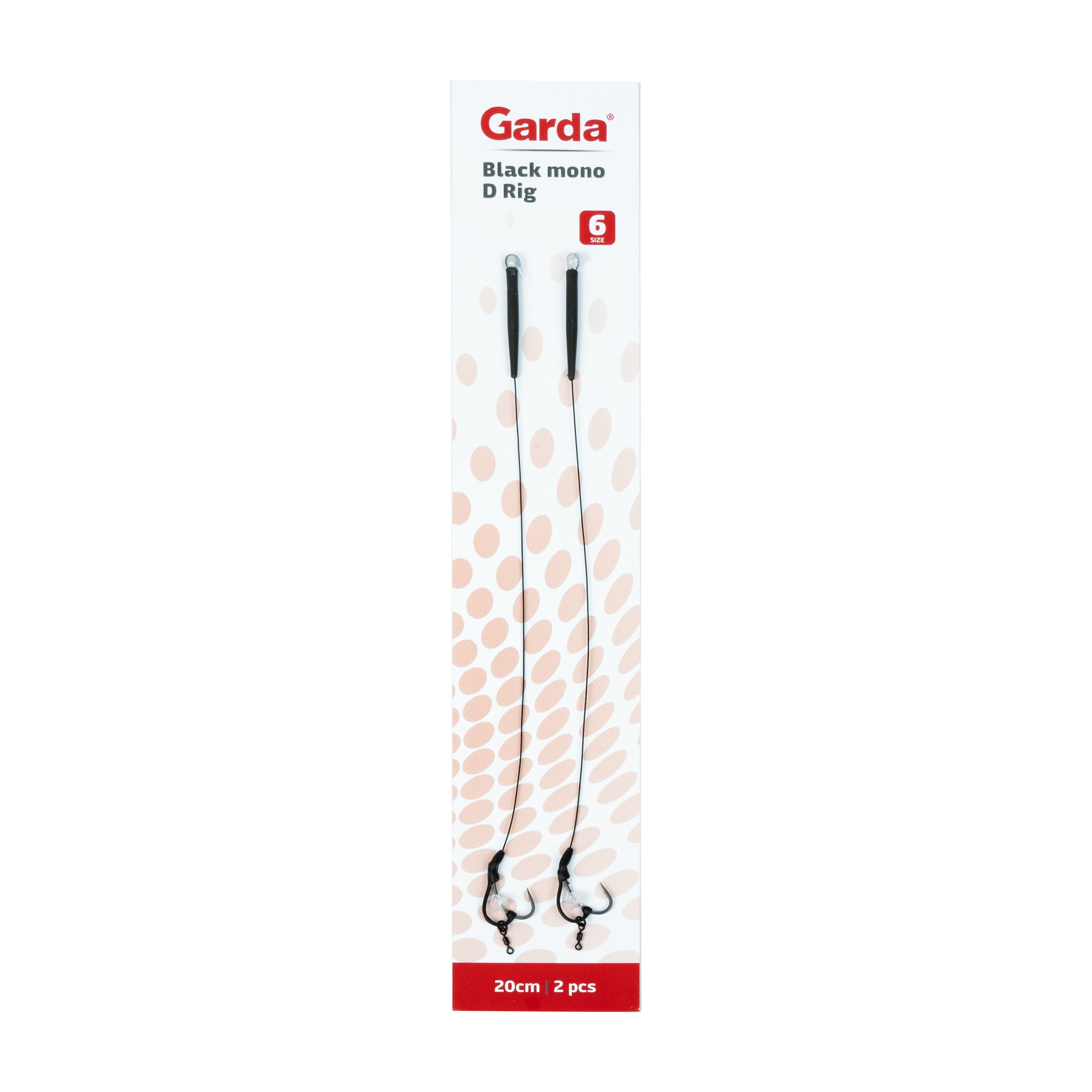 Garda kant-en-klare onderlijnen BLACK MONO D RIG 2st.