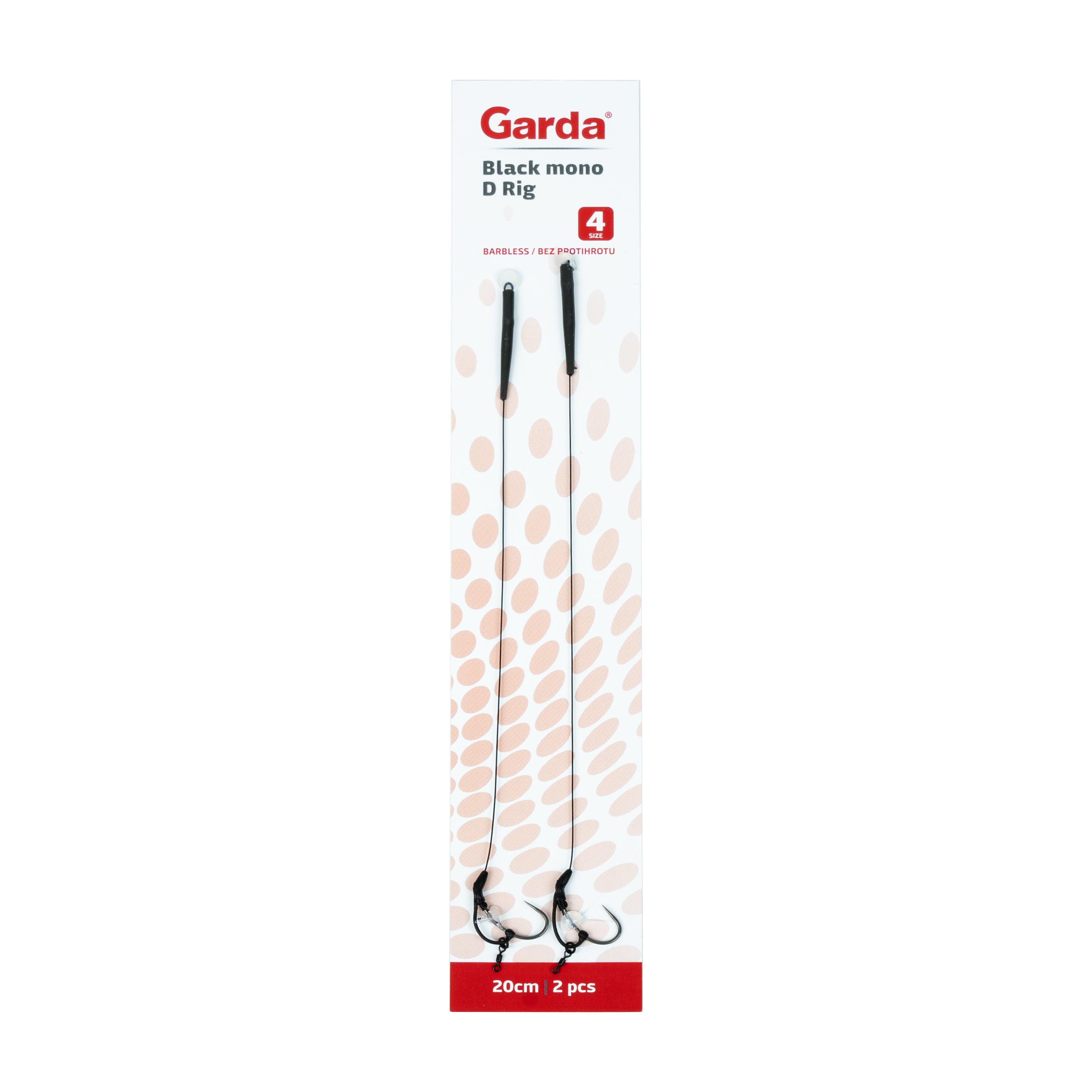 Garda kant-en-klare onderlijnen BLACK MONO D RIG 2st.