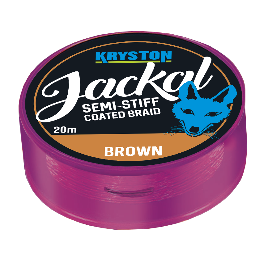 Kryston покриті шнурки Jackal Gravel Brown