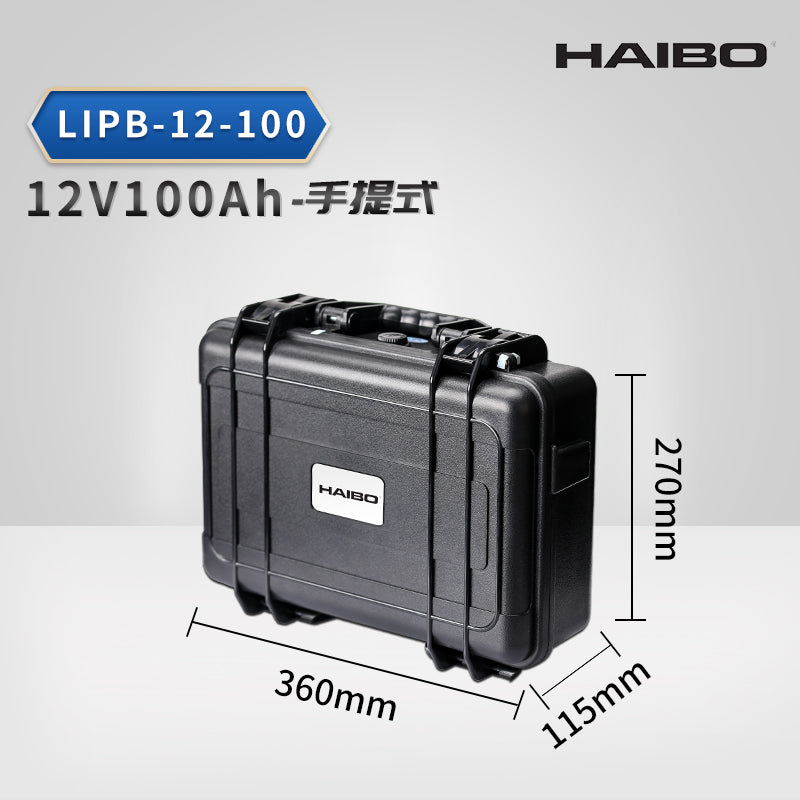 Haibo baterie LiFEPO4 baterie 12V 100Ah