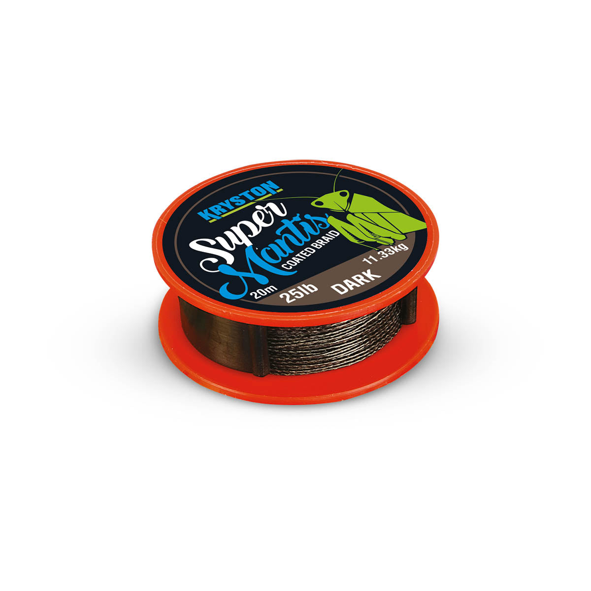 Kryston покриті шнурки Super Mantis Dark 20m