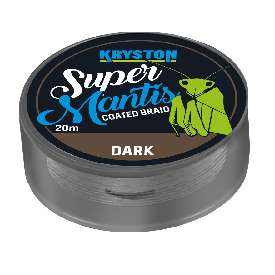 Kryston покриті шнурки Super Mantis Dark 20m