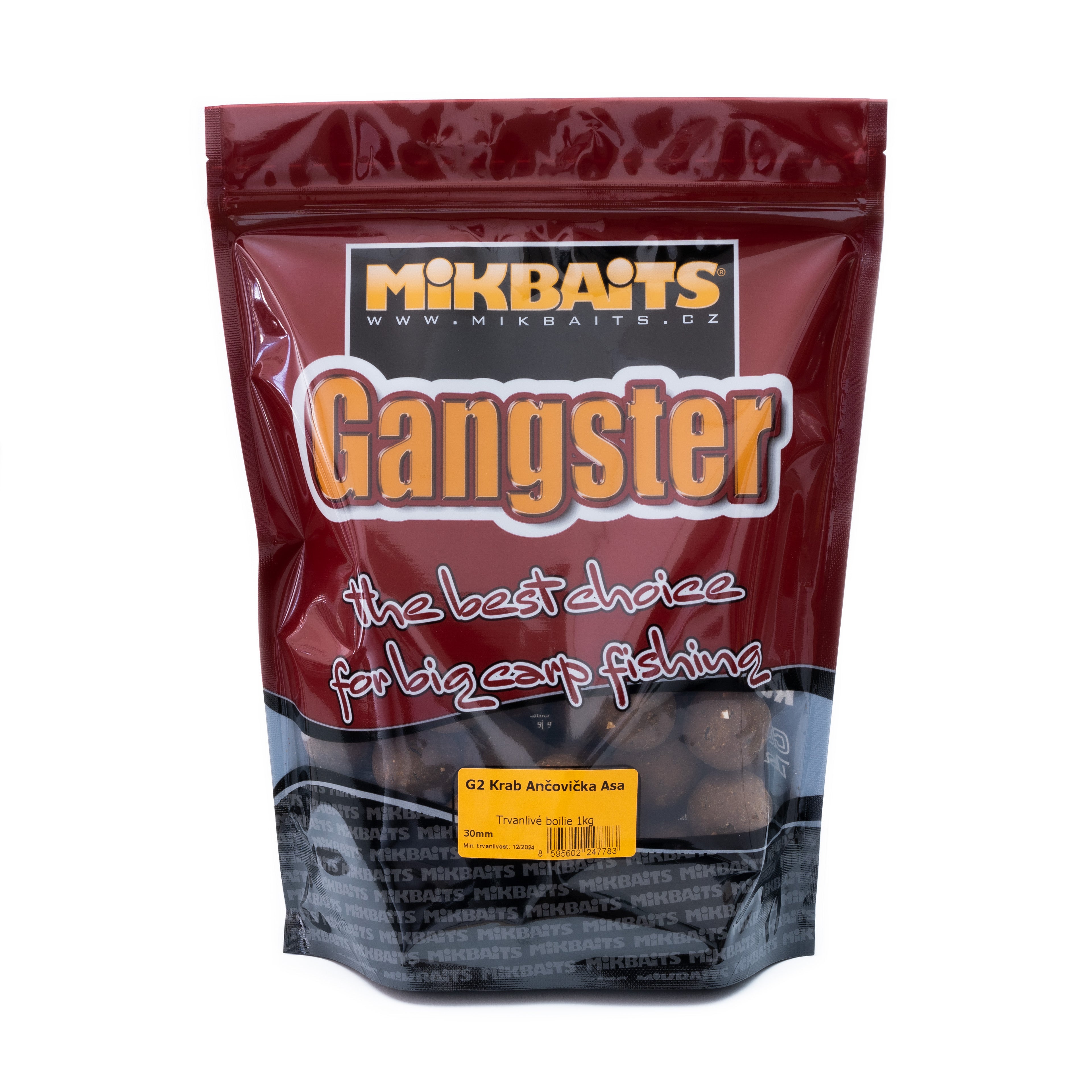 Mikbaits Gangster boilie G2 Краб Анчоус Аса