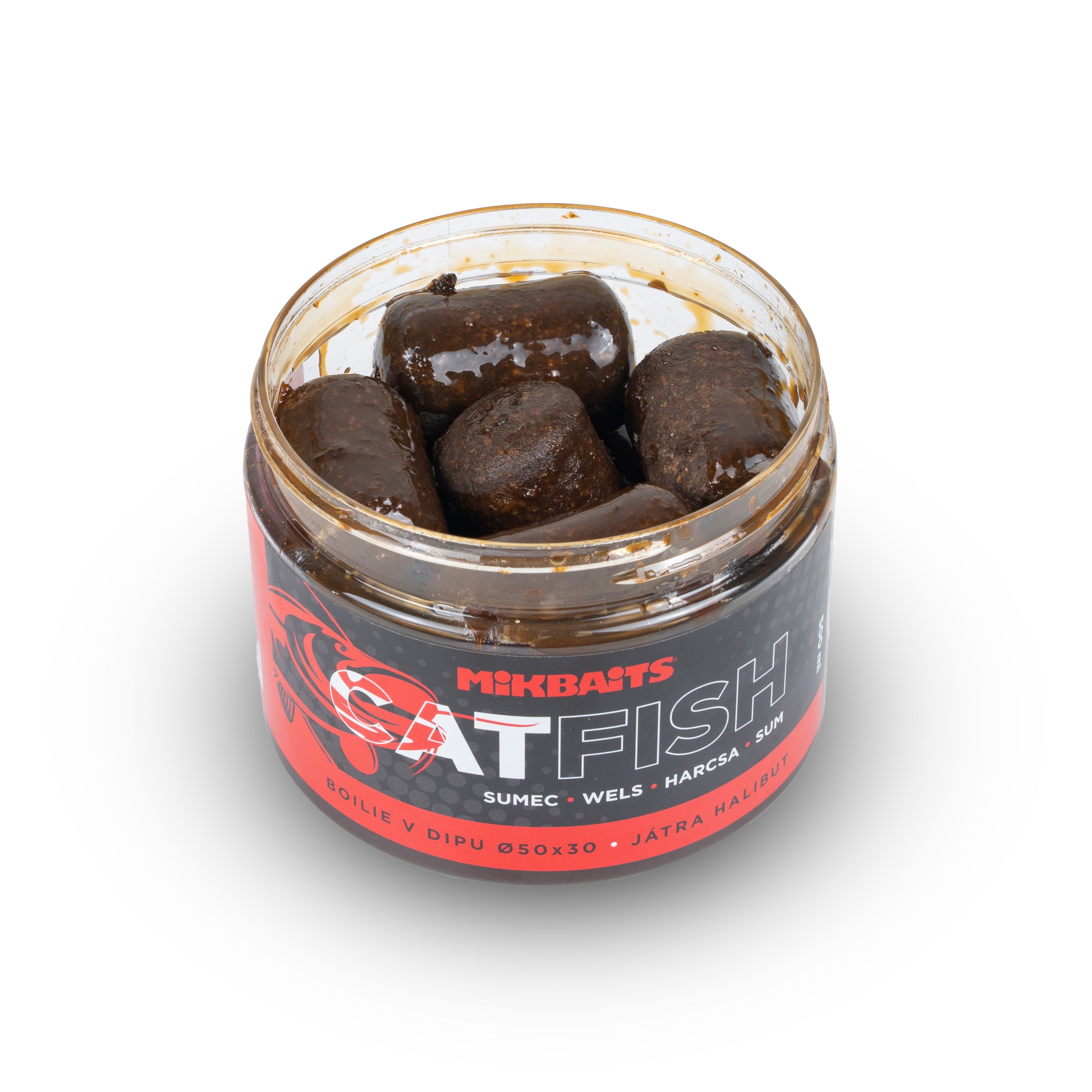 Mikbaits Catfish сома серія Бойл у дипі Печінка Палтус 500ml