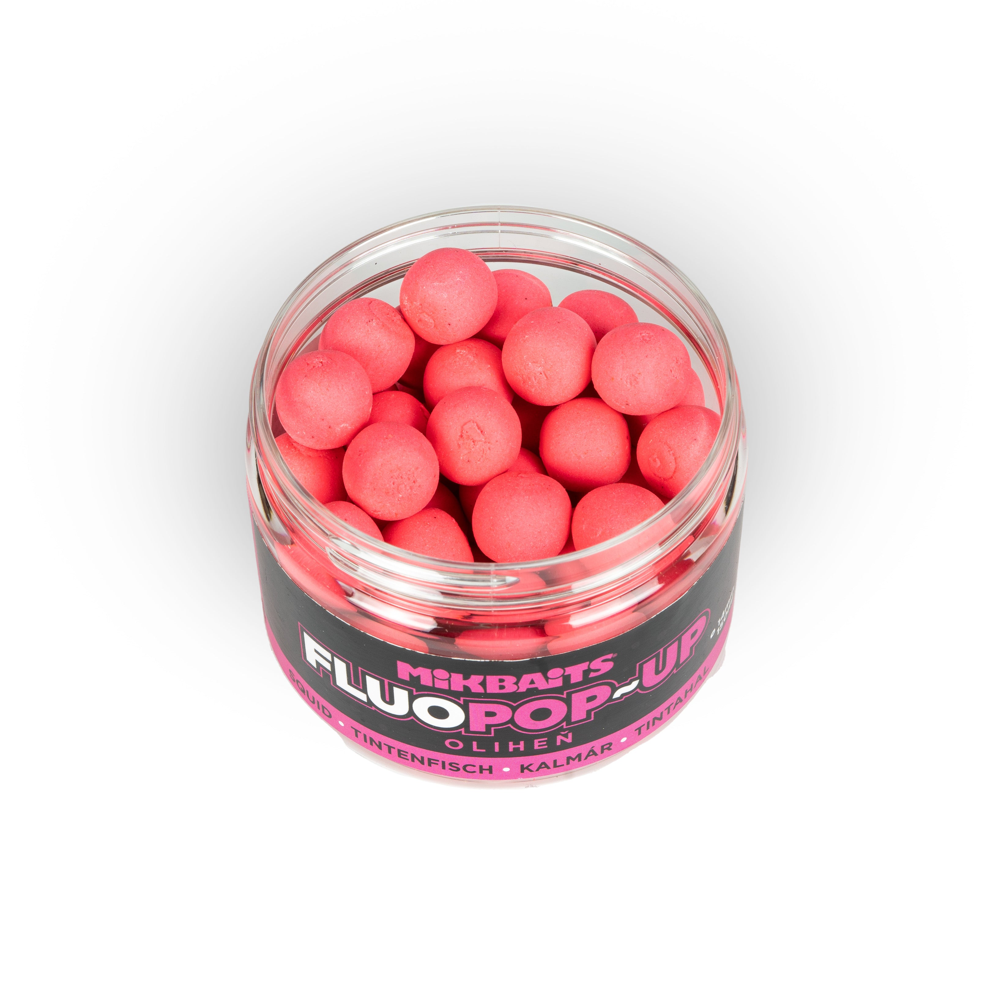 Mikbaits Плаваючі флуо бойли 150ml Кальмар