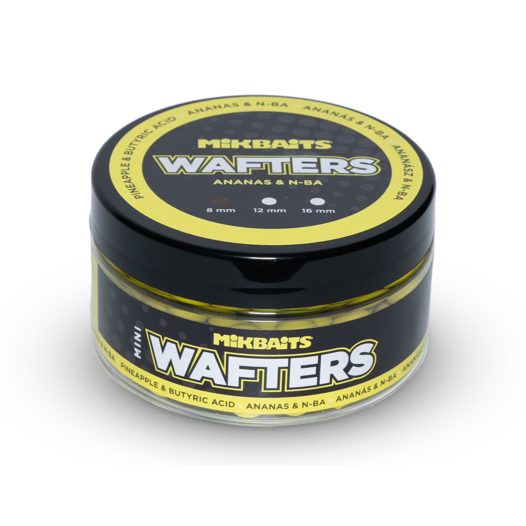Mikbaits Міні Вафтери 100ml 8mm Ананас N-BA