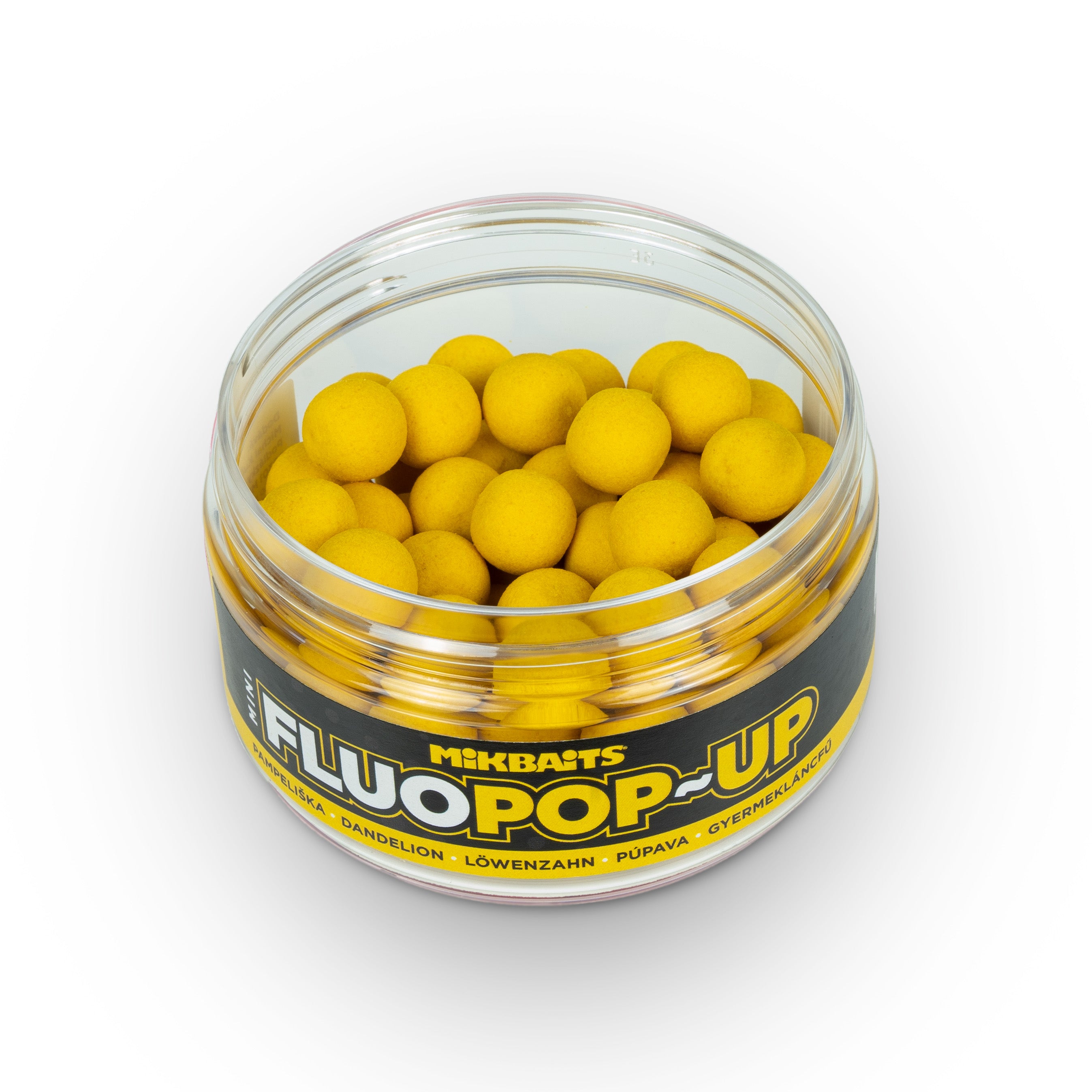 Mikbaits Міні Плаваючі флуо бойли 100ml Кульбаба