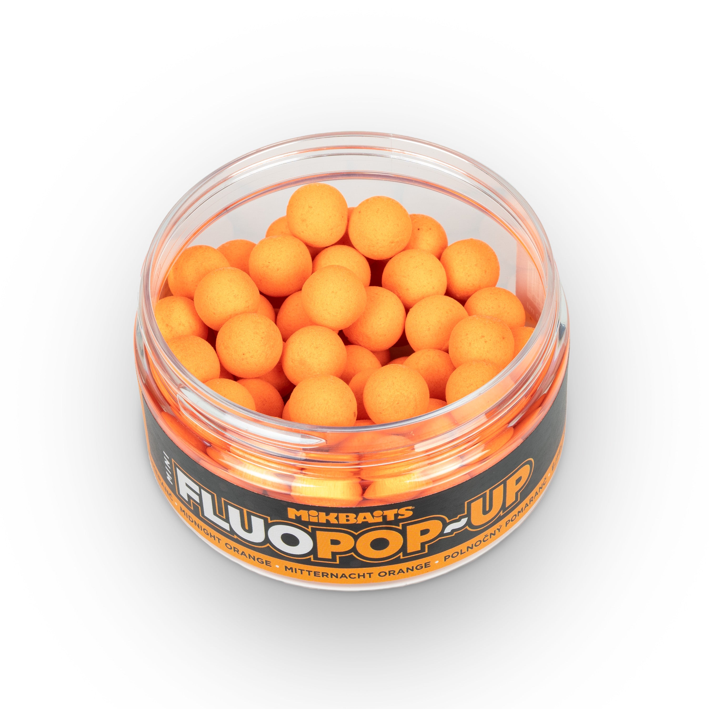 Mikbaits Міні Плаваючі флуо бойли 100ml Північний апельсин