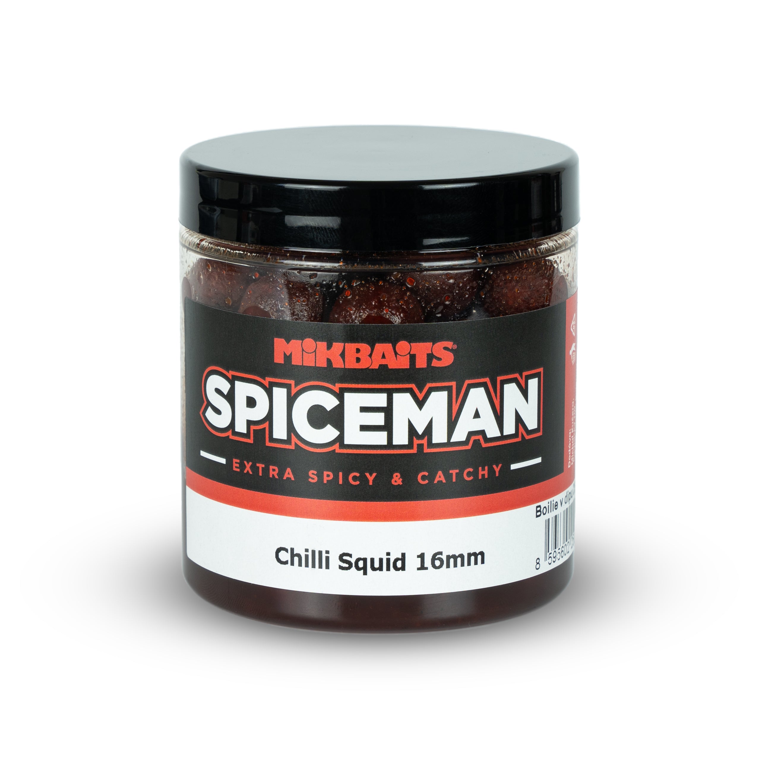 Mikbaits Spiceman boilie v dipu 250ml Chilli Squid