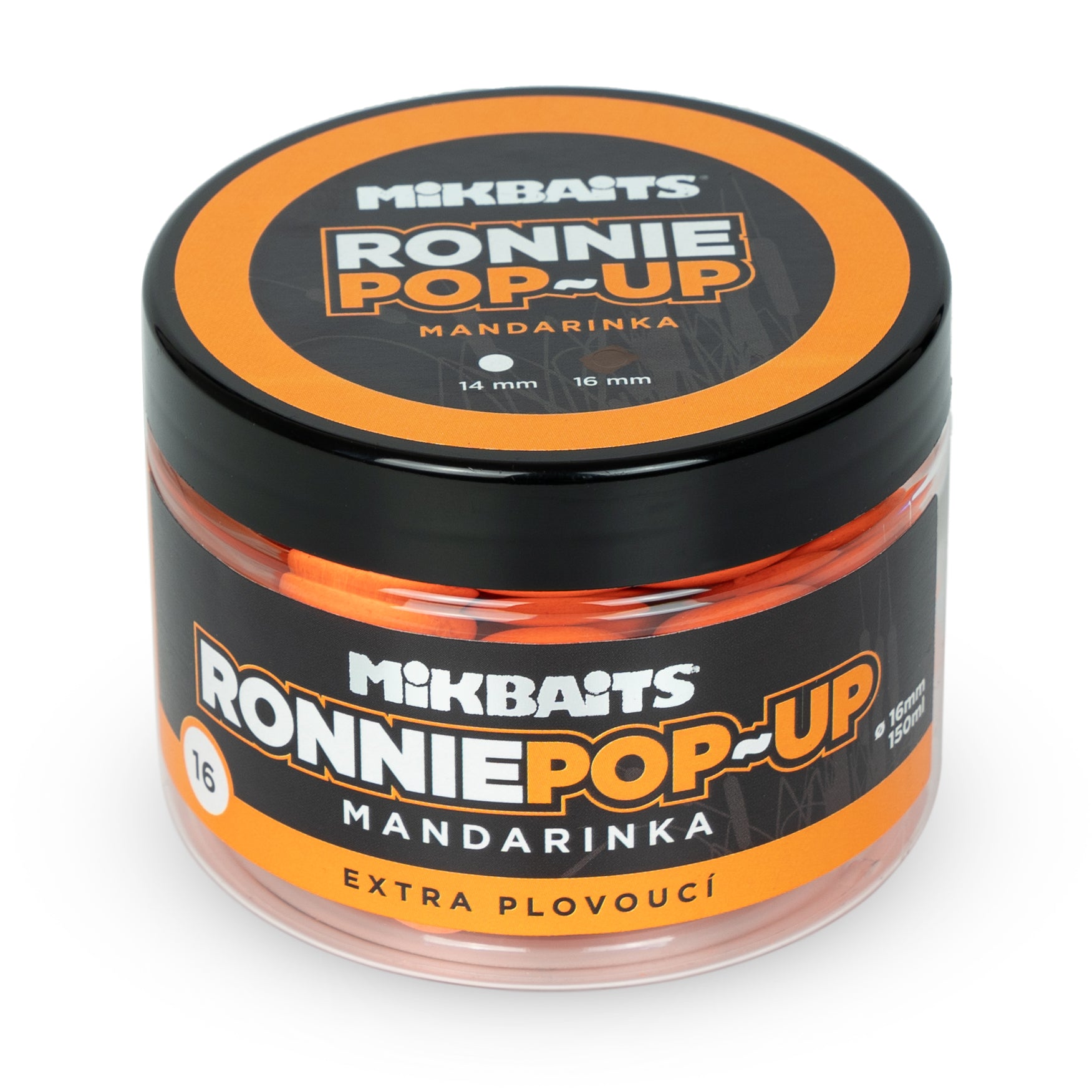 Mikbaits Ronnie pop-up 150ml Mandarinka