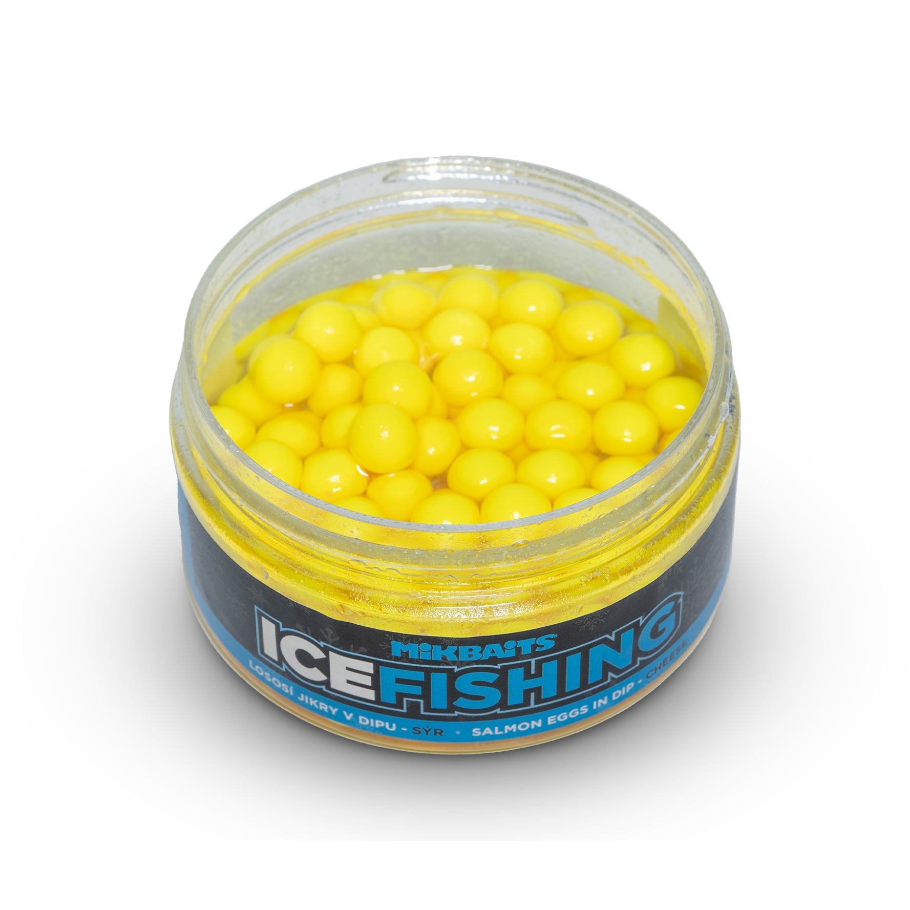 Mikbaits Підлідний лов форель серія Лососева ікра в дипі Сир