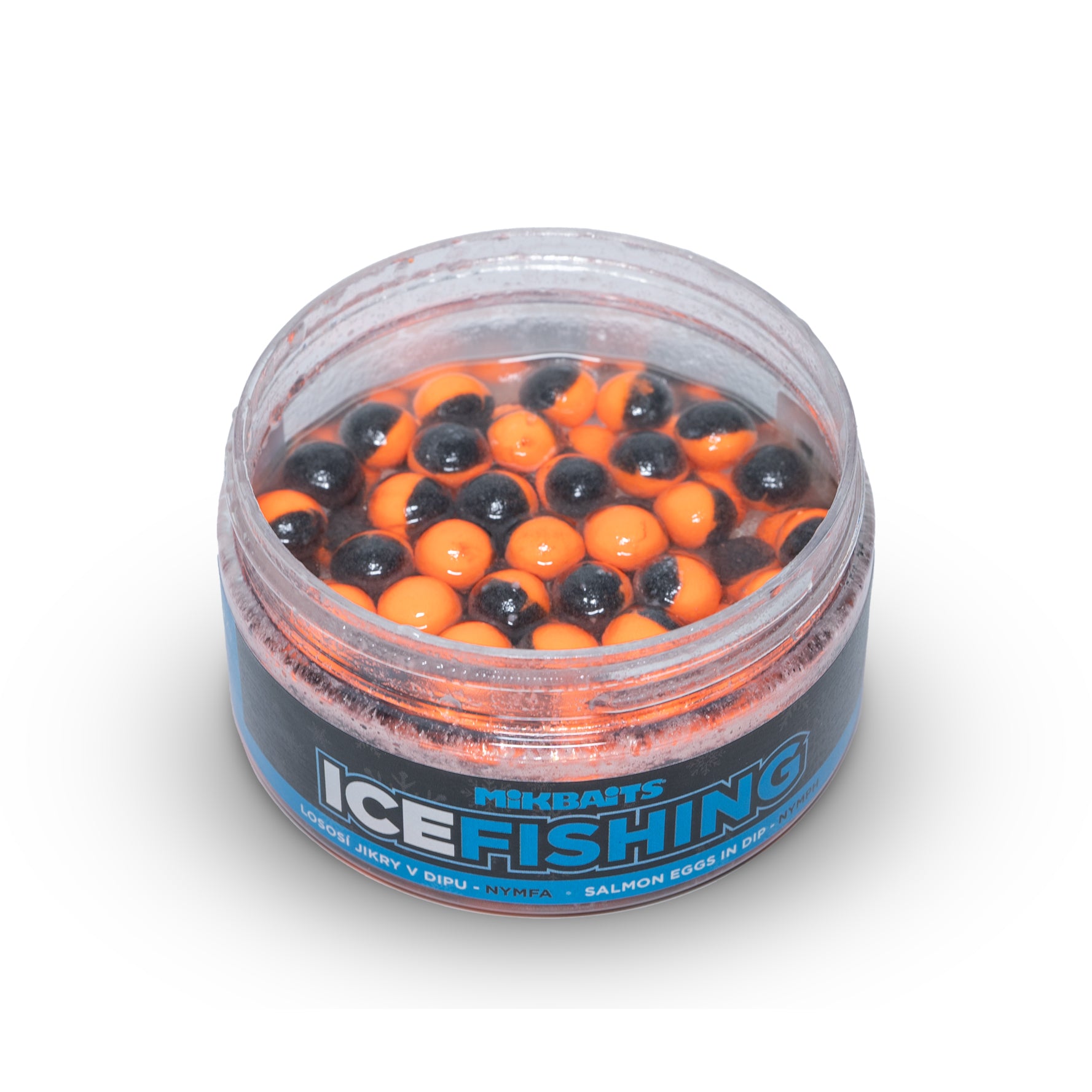 Mikbaits Підлідний лов форель серія Лососева ікра в дипі Німфа