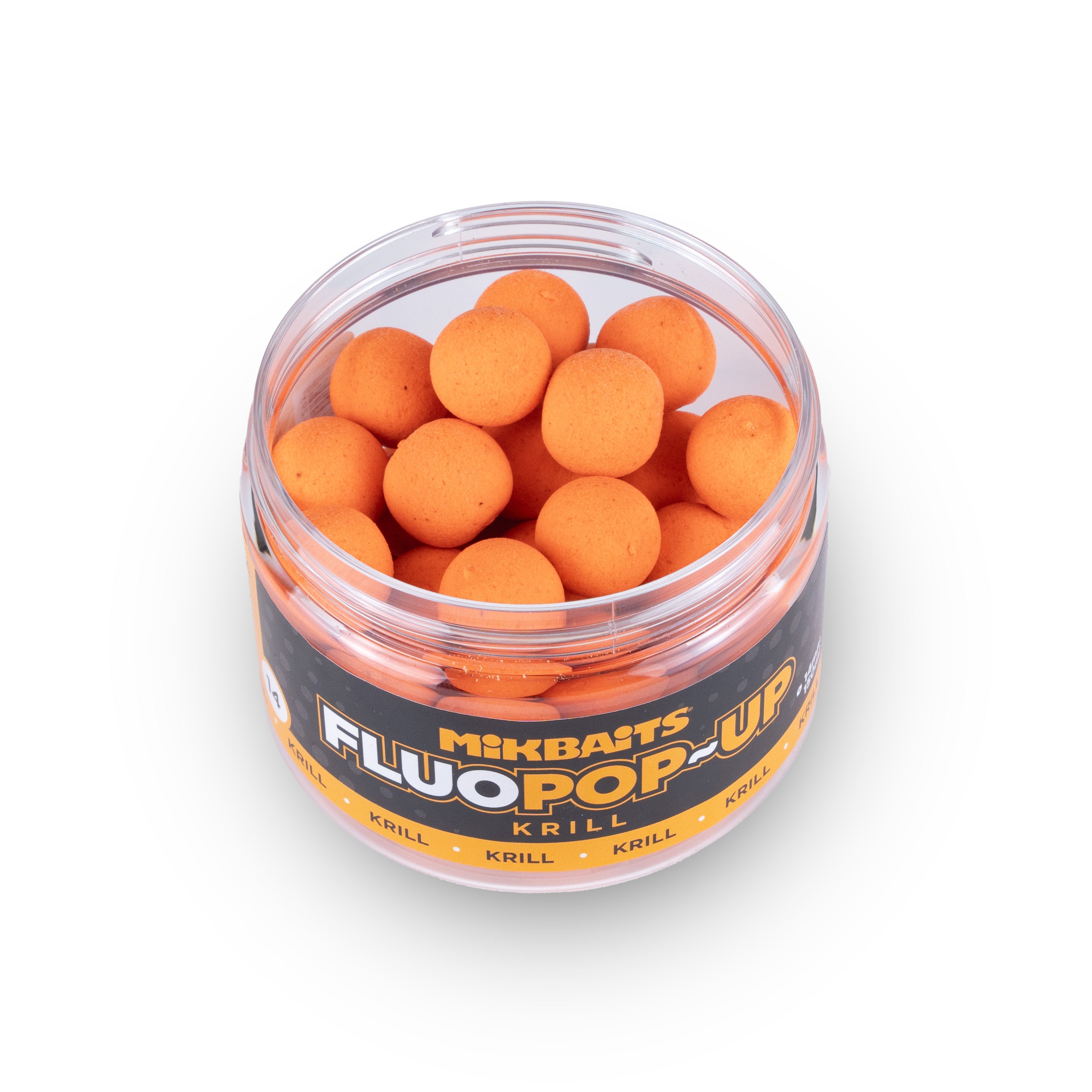 Mikbaits Плаваючі флуо бойли 150ml Крилл