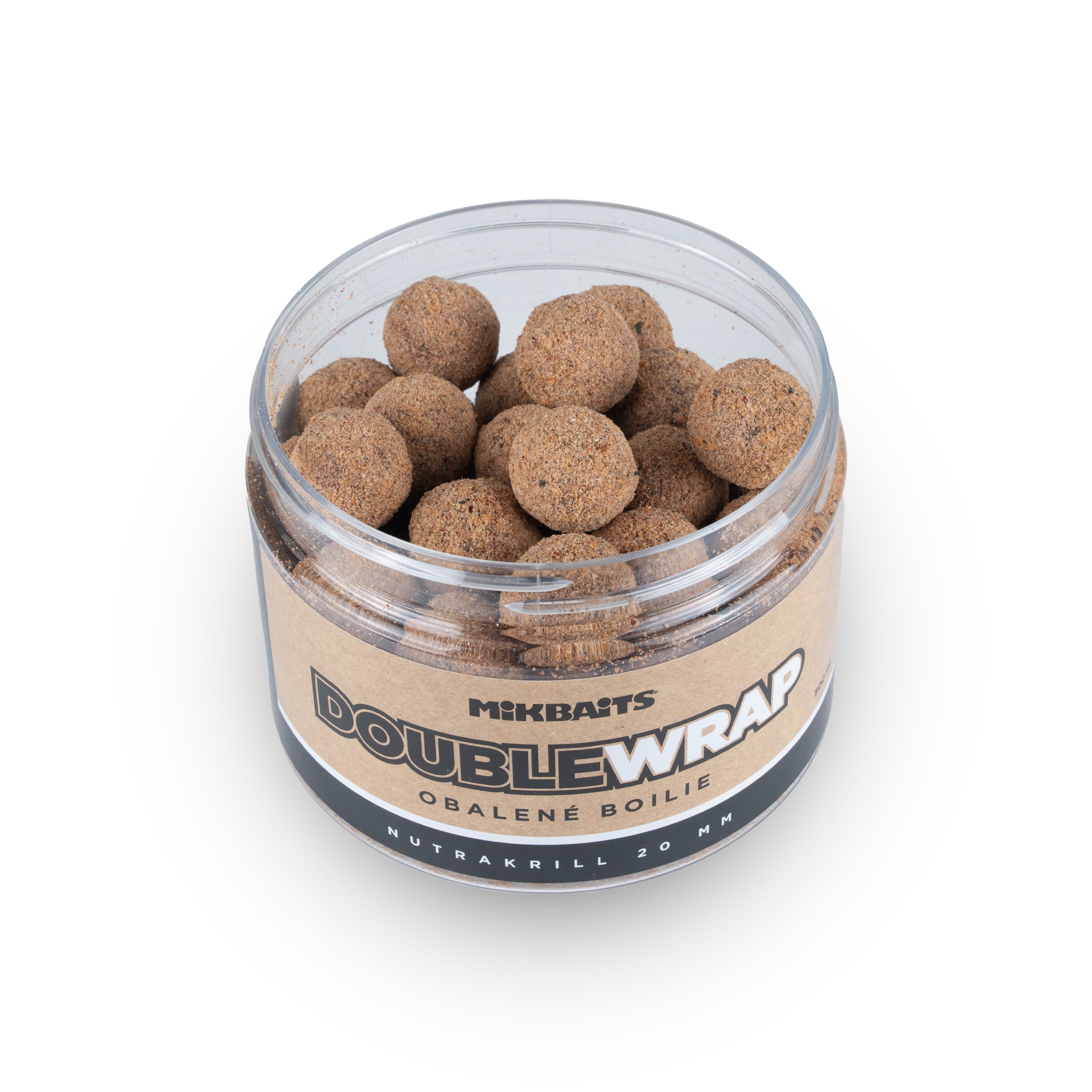 Mikbaits ManiaQ подвійна обгортка бойл 500ml NutraKRILL