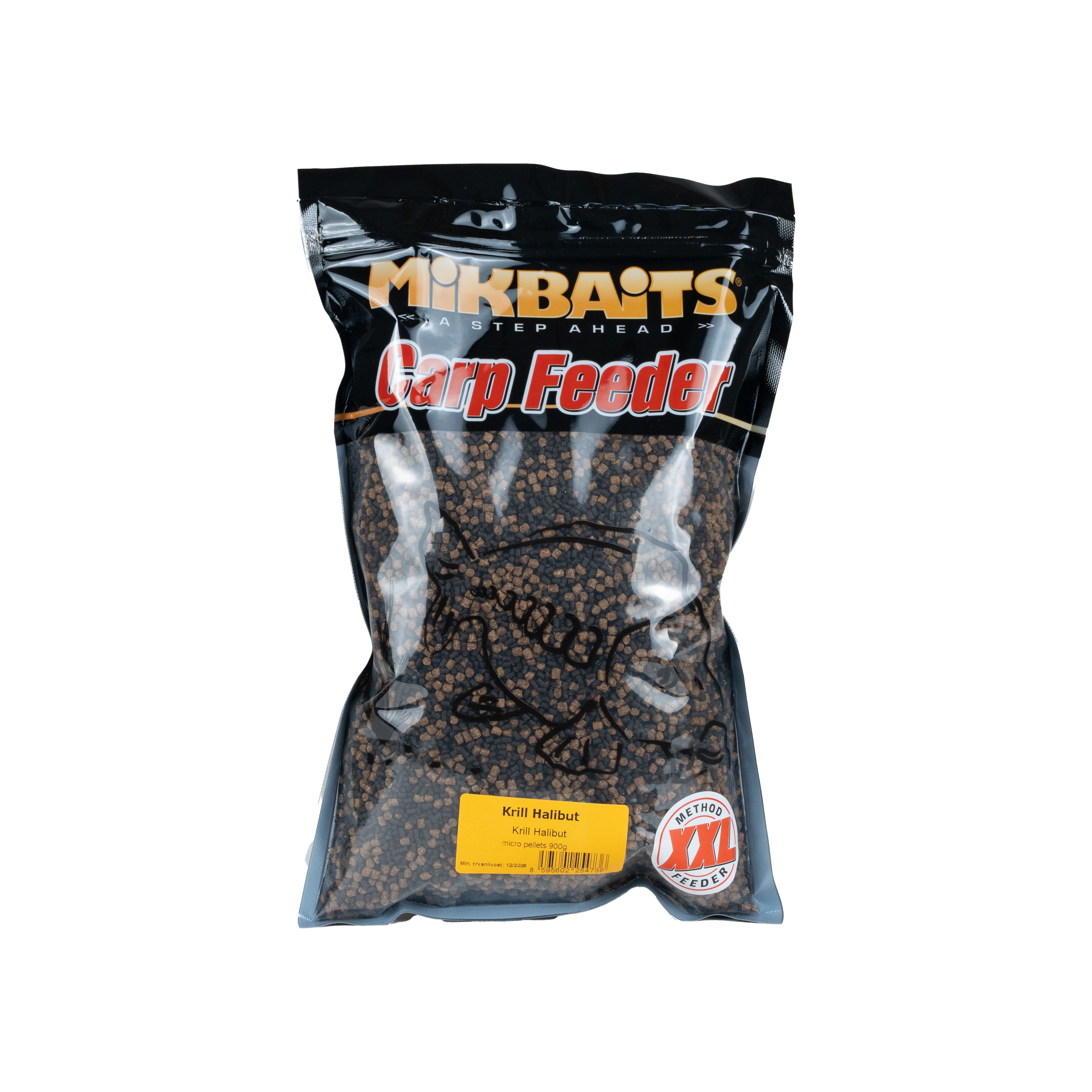 Mikbaits Method Feeder мікро пелети 900г Крил Галібут