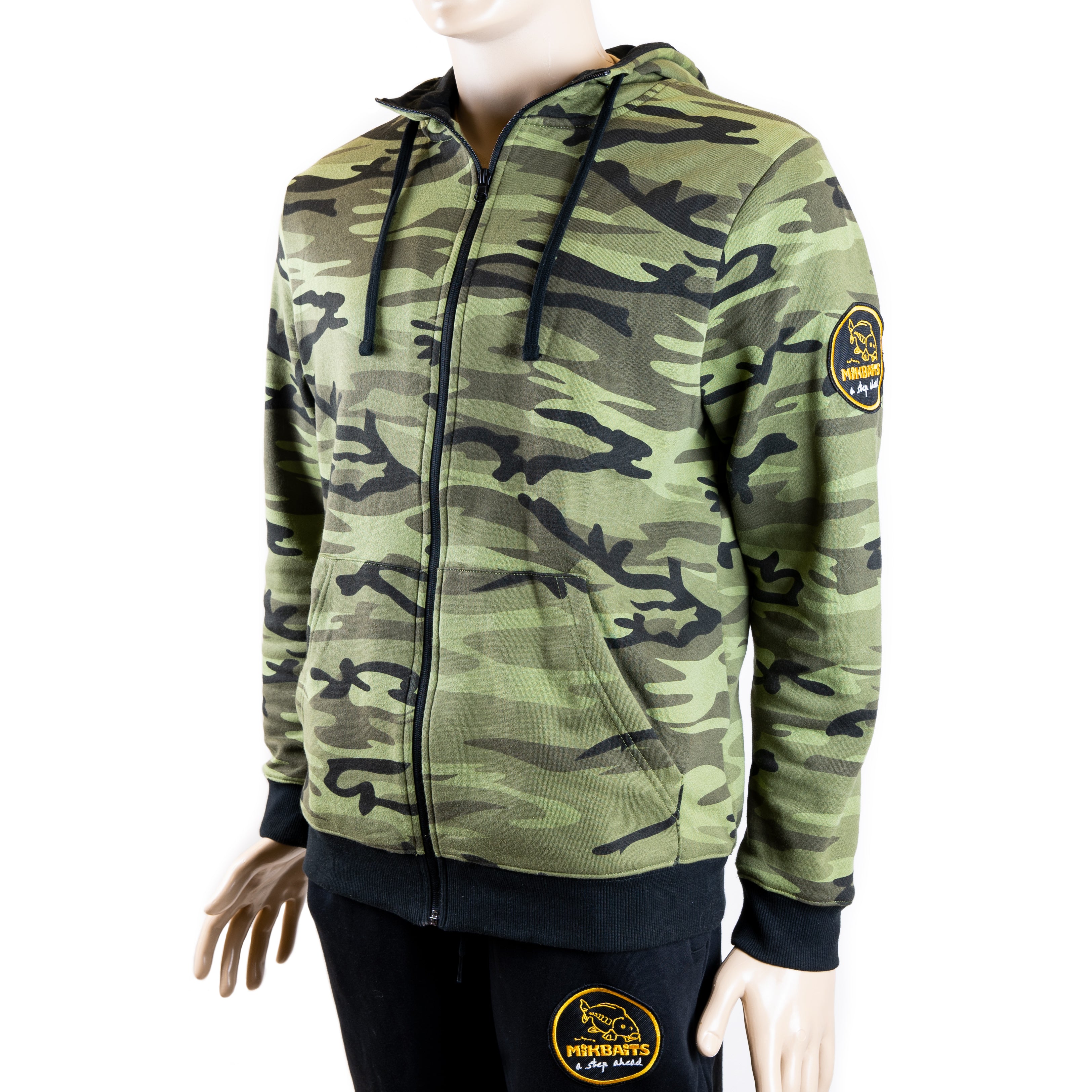 Mikbaits Hoodie Zip up camou