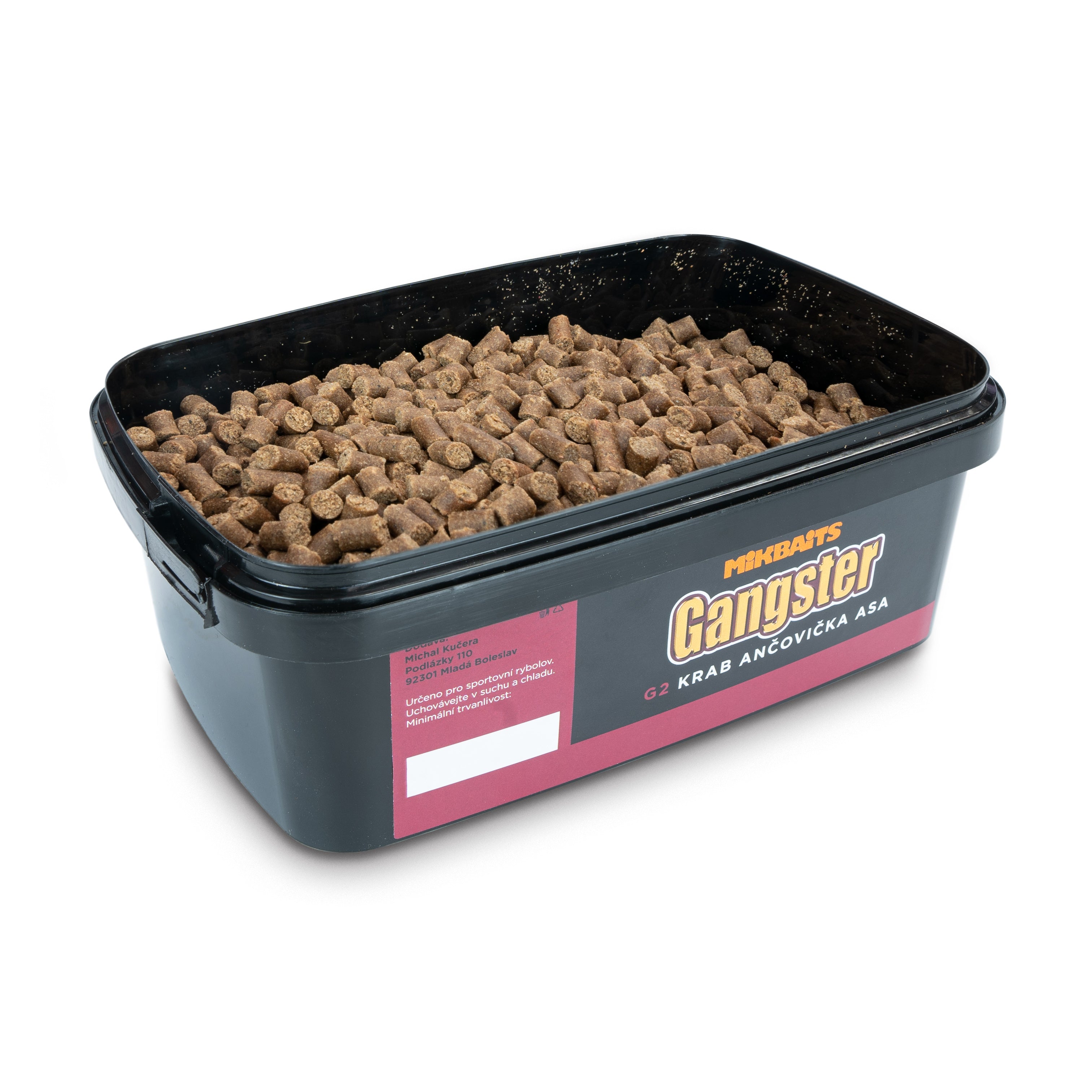 Mikbaits Gangster pellets 700g G2 Crabe Anchois Asa