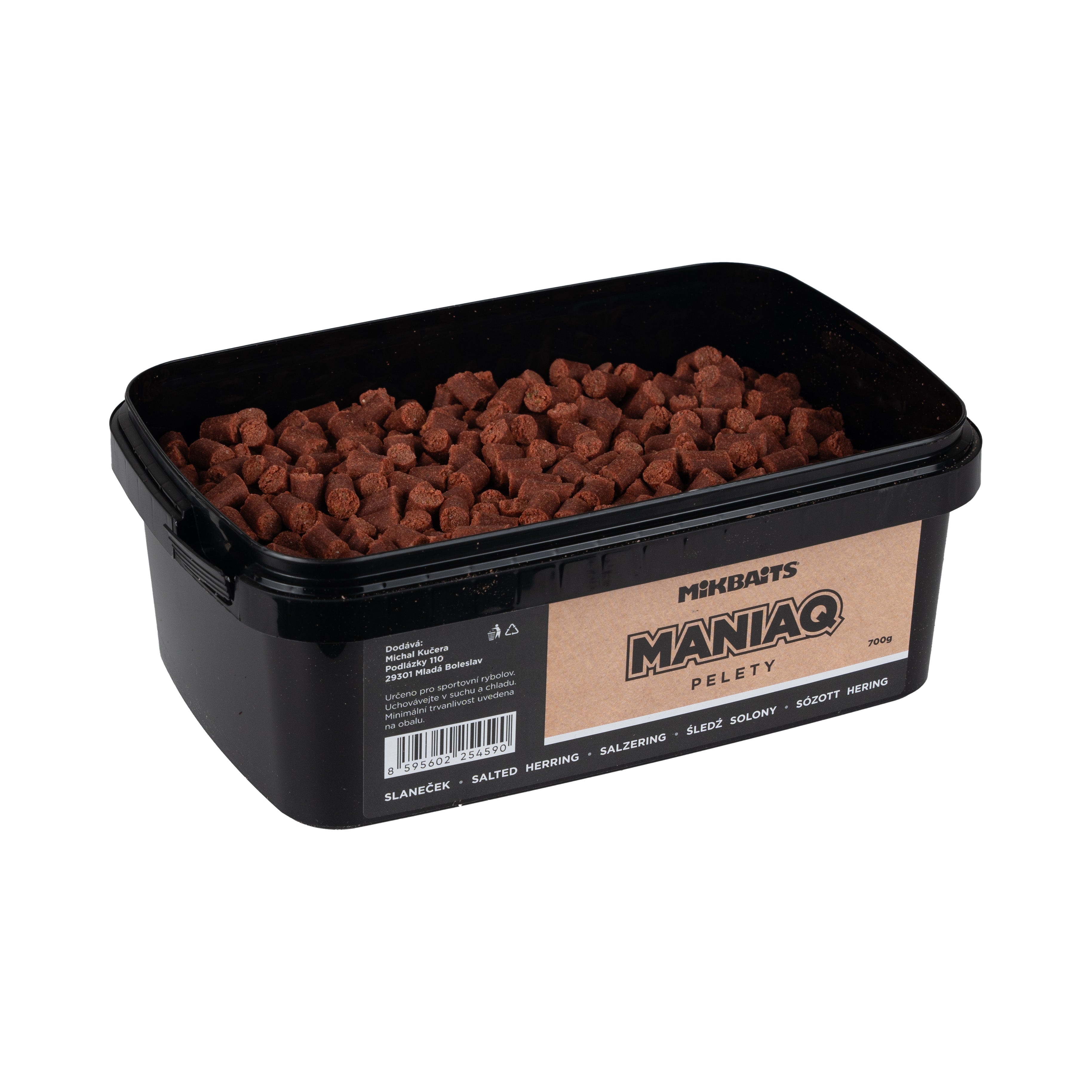 Mikbaits ManiaQ пелети 700g Сланечек 6mm