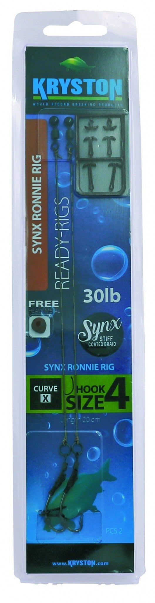 Kryston готові поводки 2шт Synx Ronnie Rig