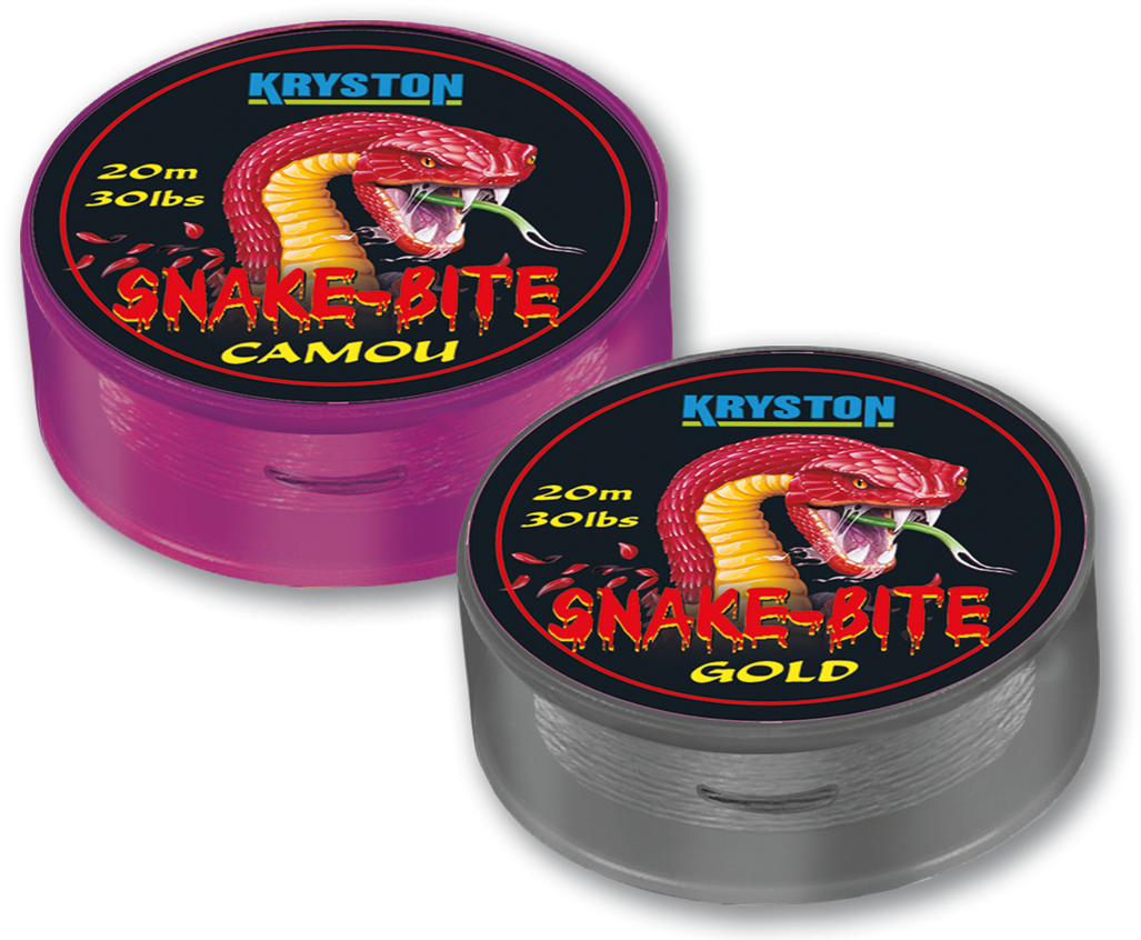 Kryston покриті шнурки Snake Bite Camou 20m