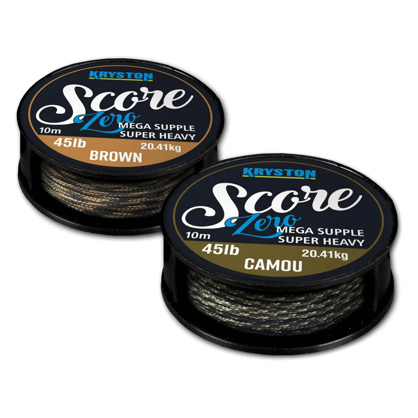 Свинцеві шнурки Kryston - Score Zero безсвинцеві камуфляжні 10м 45lb