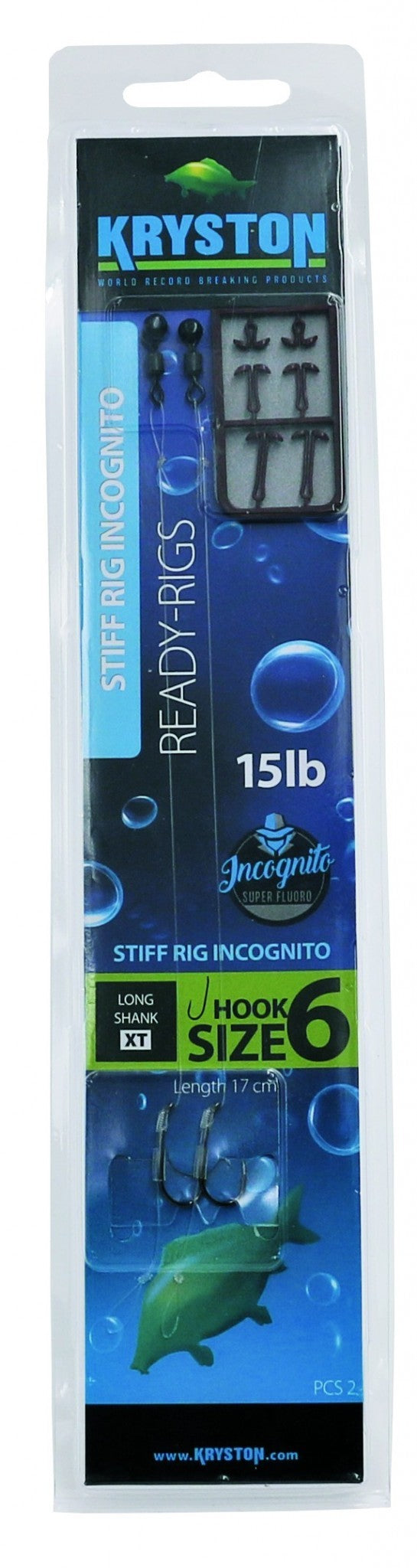 Kryston готові поводки 2шт Stiff Rig Incognito
