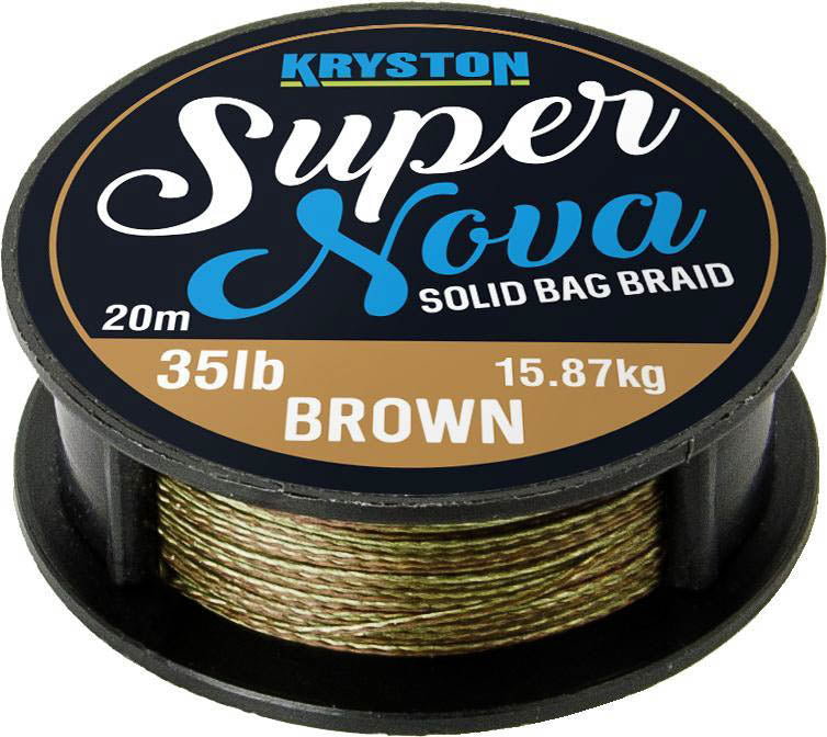 Kryston pletené šňůrky Super Nova Brown pískový 20m