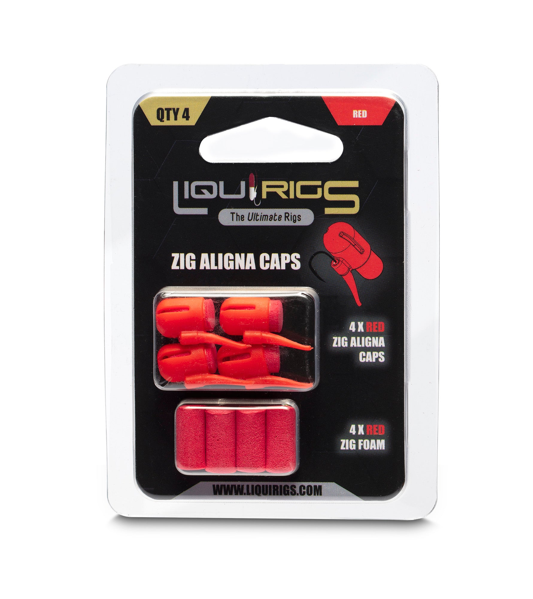Liquirigs Liquid Zig montage met drijvende schuim 4+4st