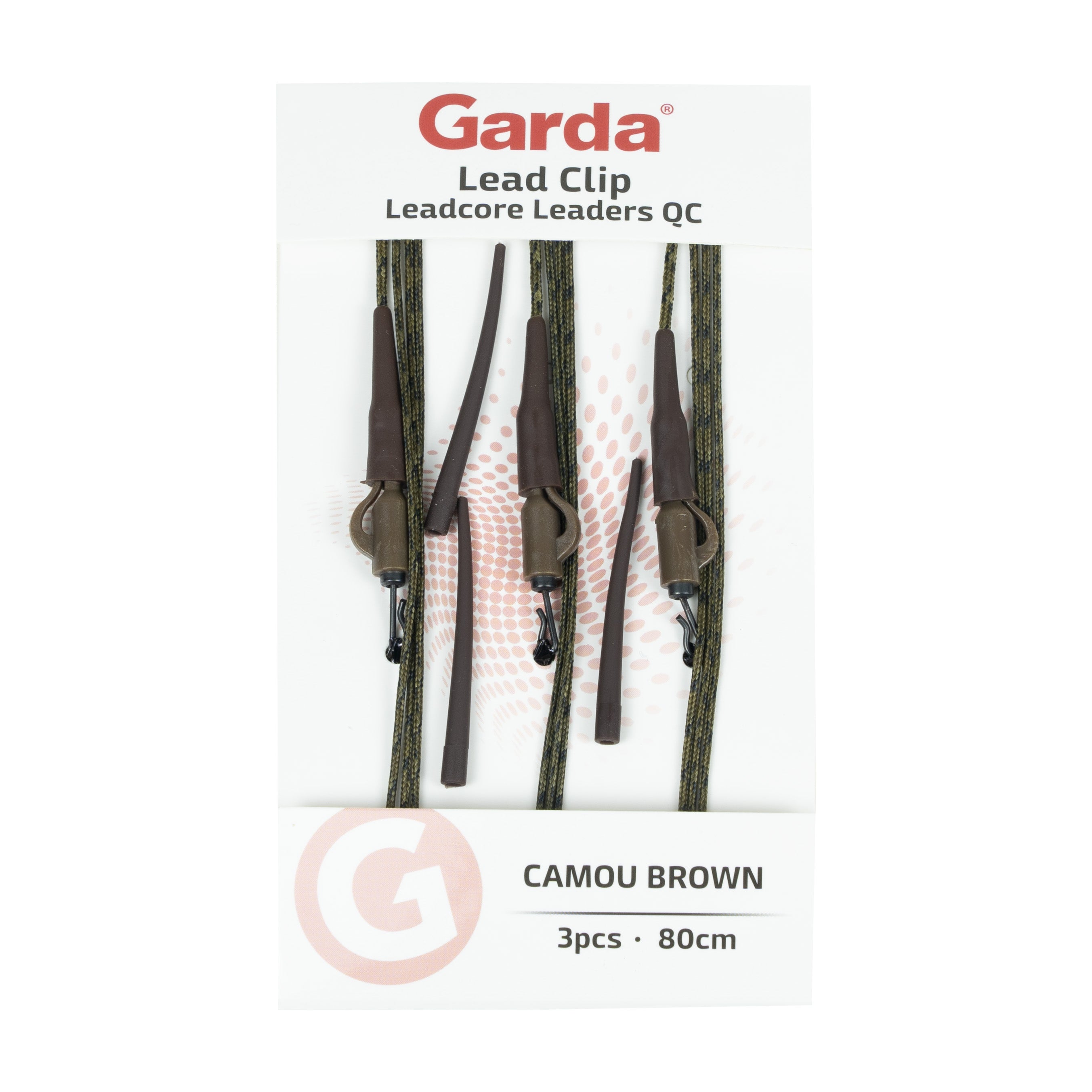 Garda Lead Clip Leadcore Leaders 3pcs