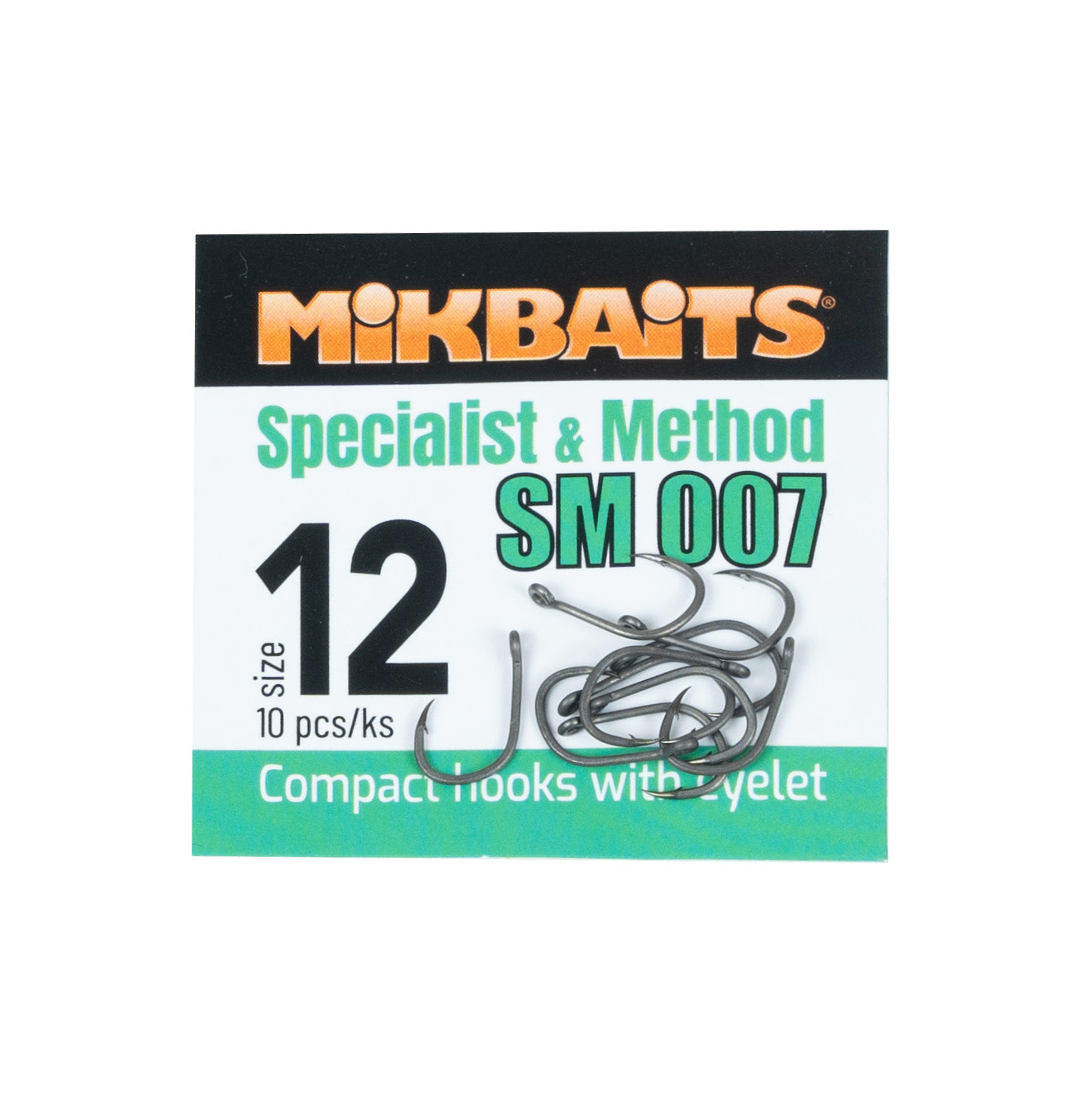 Mikbaits SPECIALIST &amp; METHOD hooks SM 007 hook 10 pcs