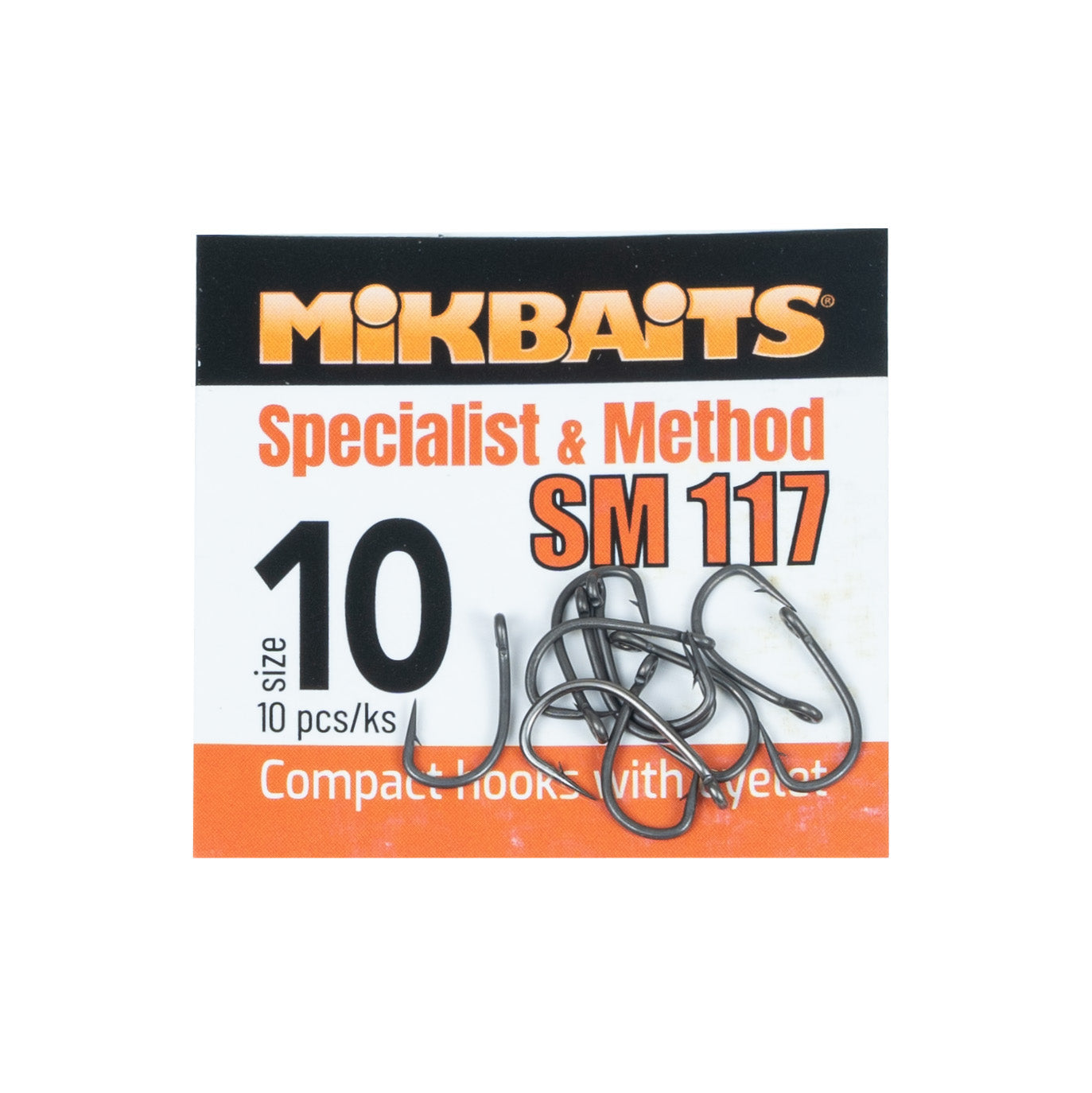 Mikbaits cârlige SPECIALIST & METHOD SM 117 cârlig 10 buc