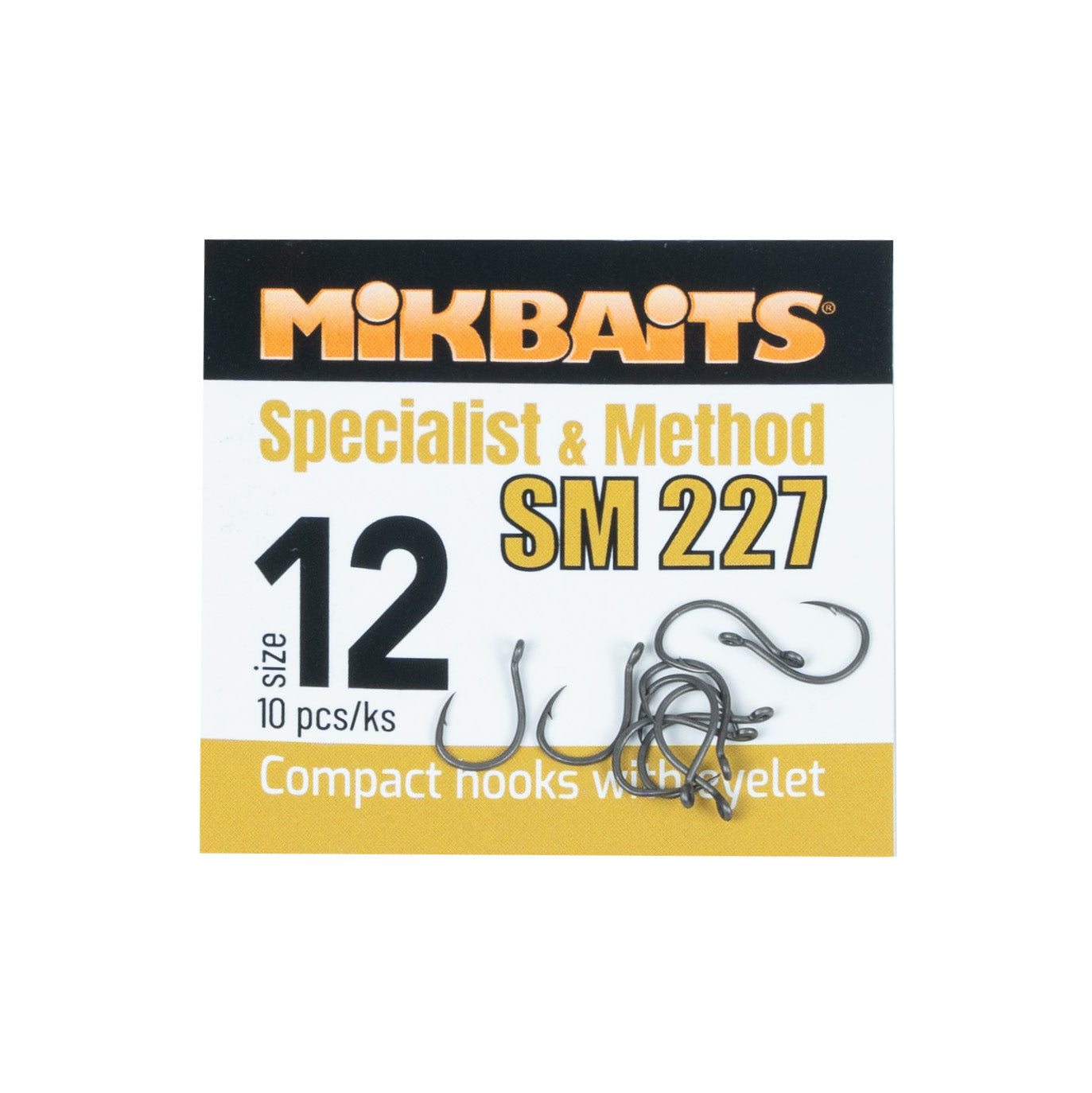 Mikbaits SPECIALIST &amp; METHOD hooks SM 227 hook 10 pcs