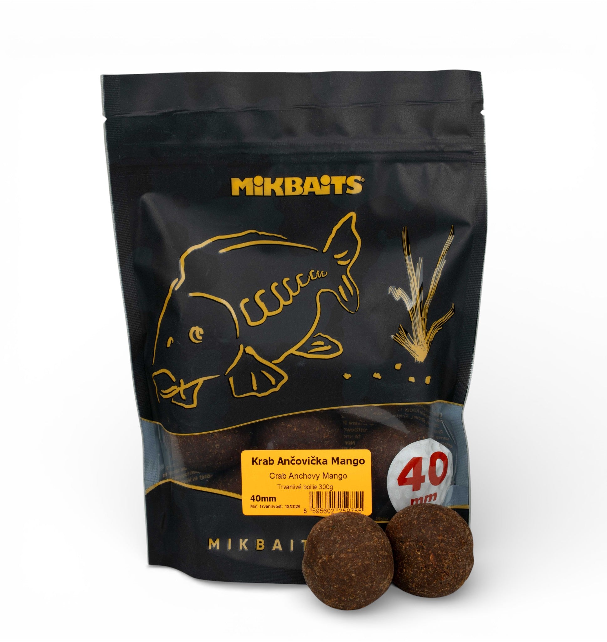 Fanatica boilie Krab Ančovička Mango golf size