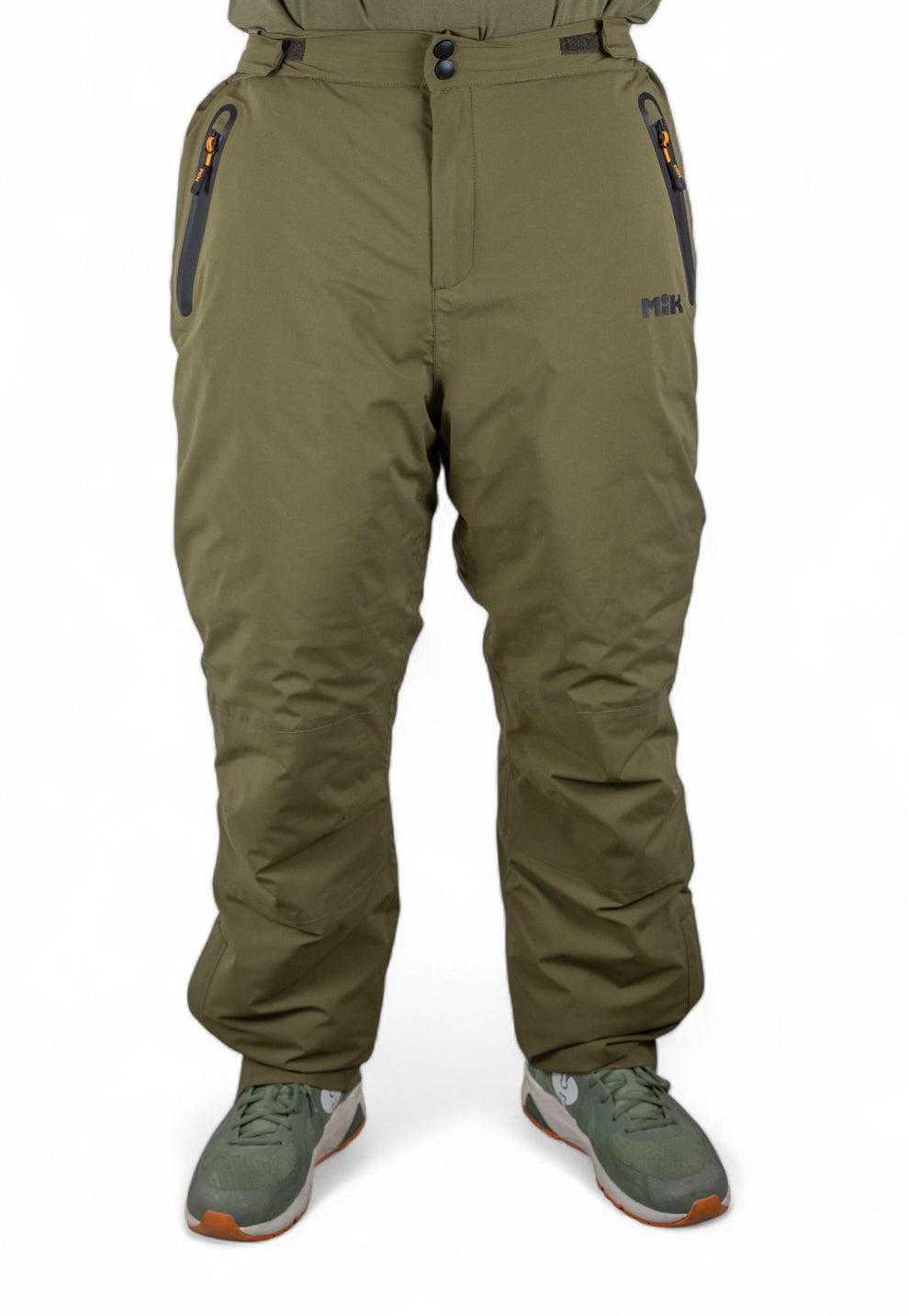 Mikbaits Zateplené kalhoty Thermo exclusive zelené